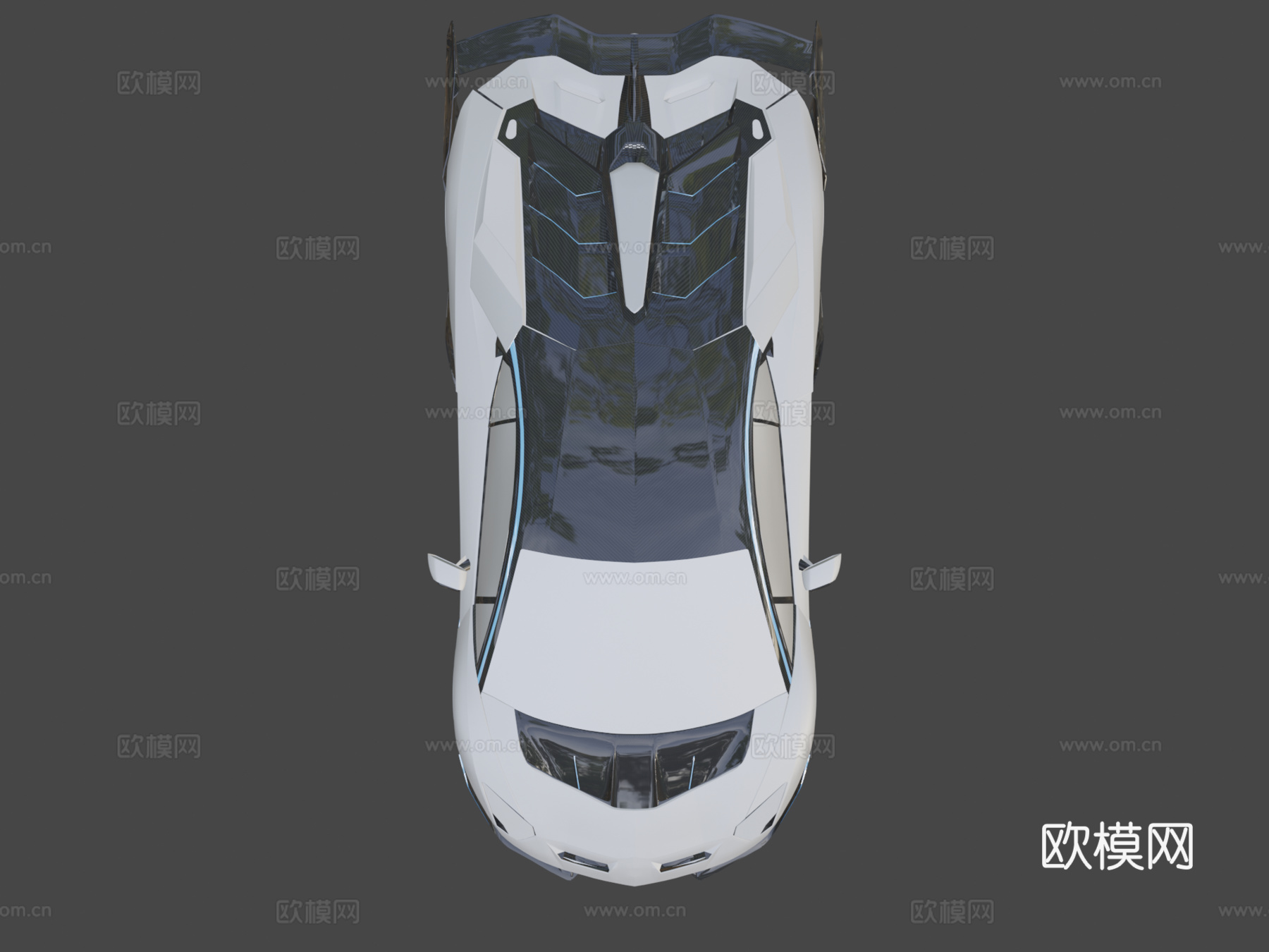 兰博基尼-埃文塔多su模型