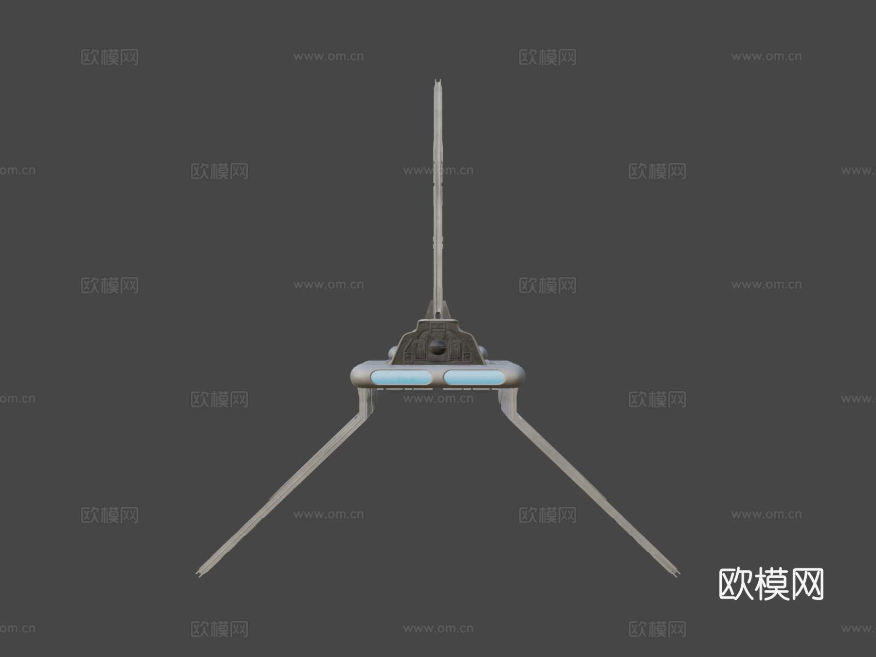 D帝国拉姆达穿梭机-星球大战模型su模型