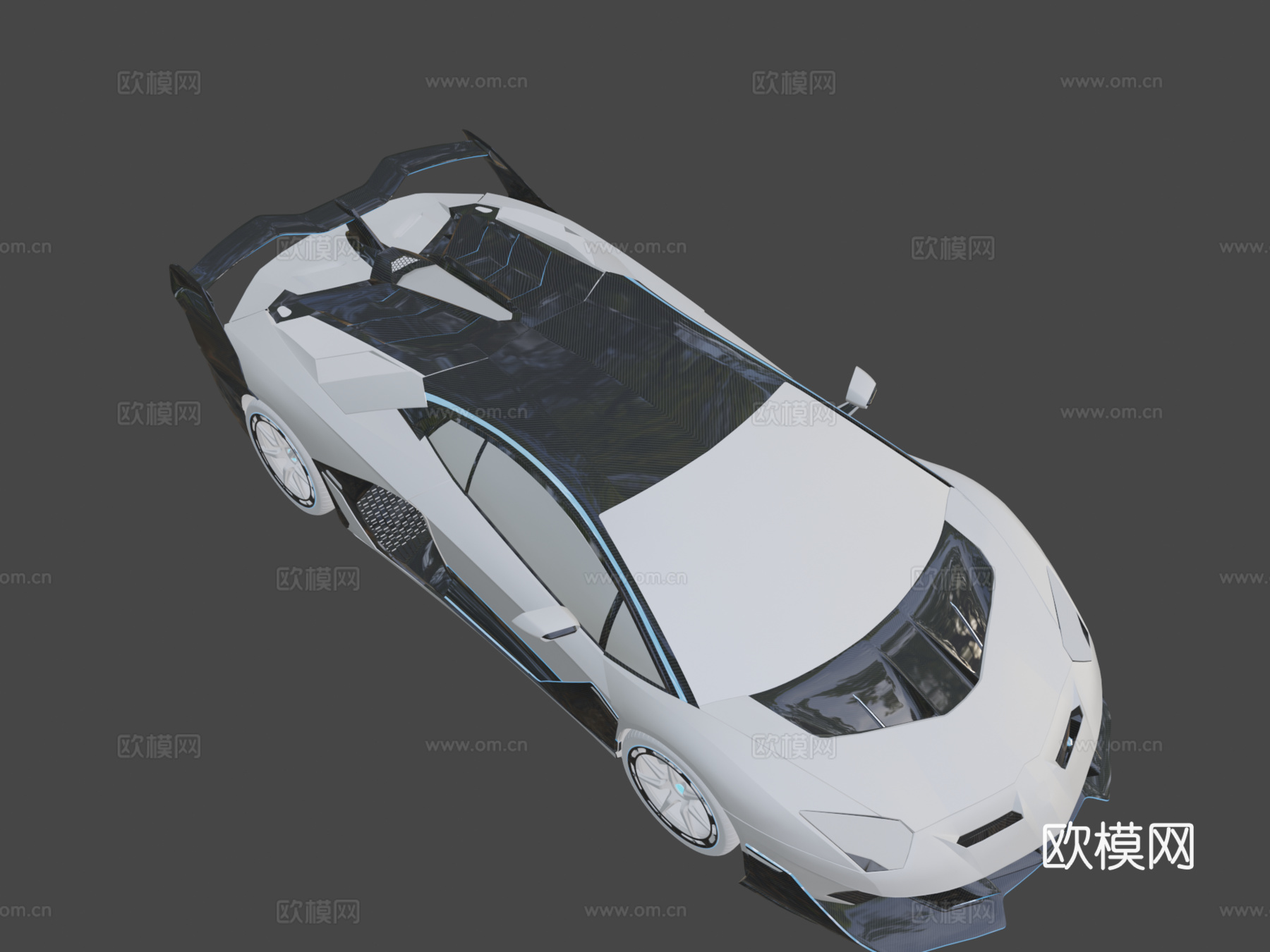 兰博基尼-埃文塔多su模型