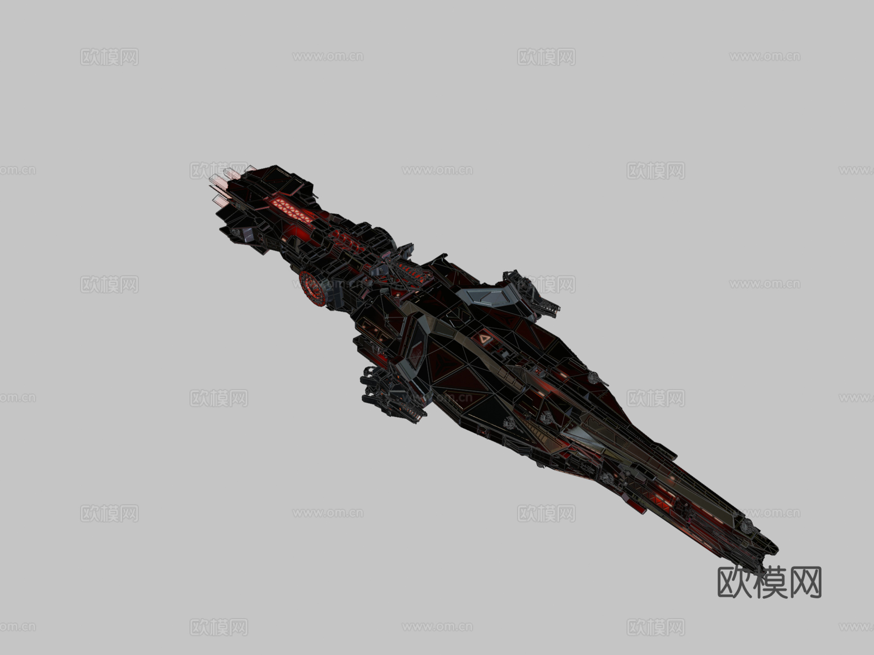杰里科驱逐舰暴君su模型