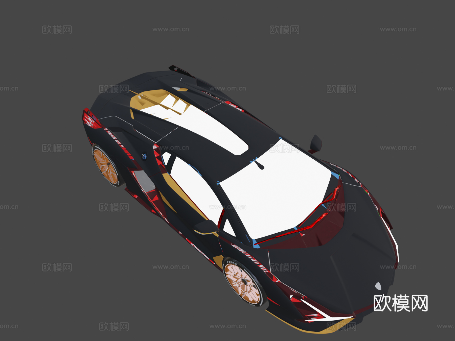 兰博基尼 西昂 FKP 37su模型