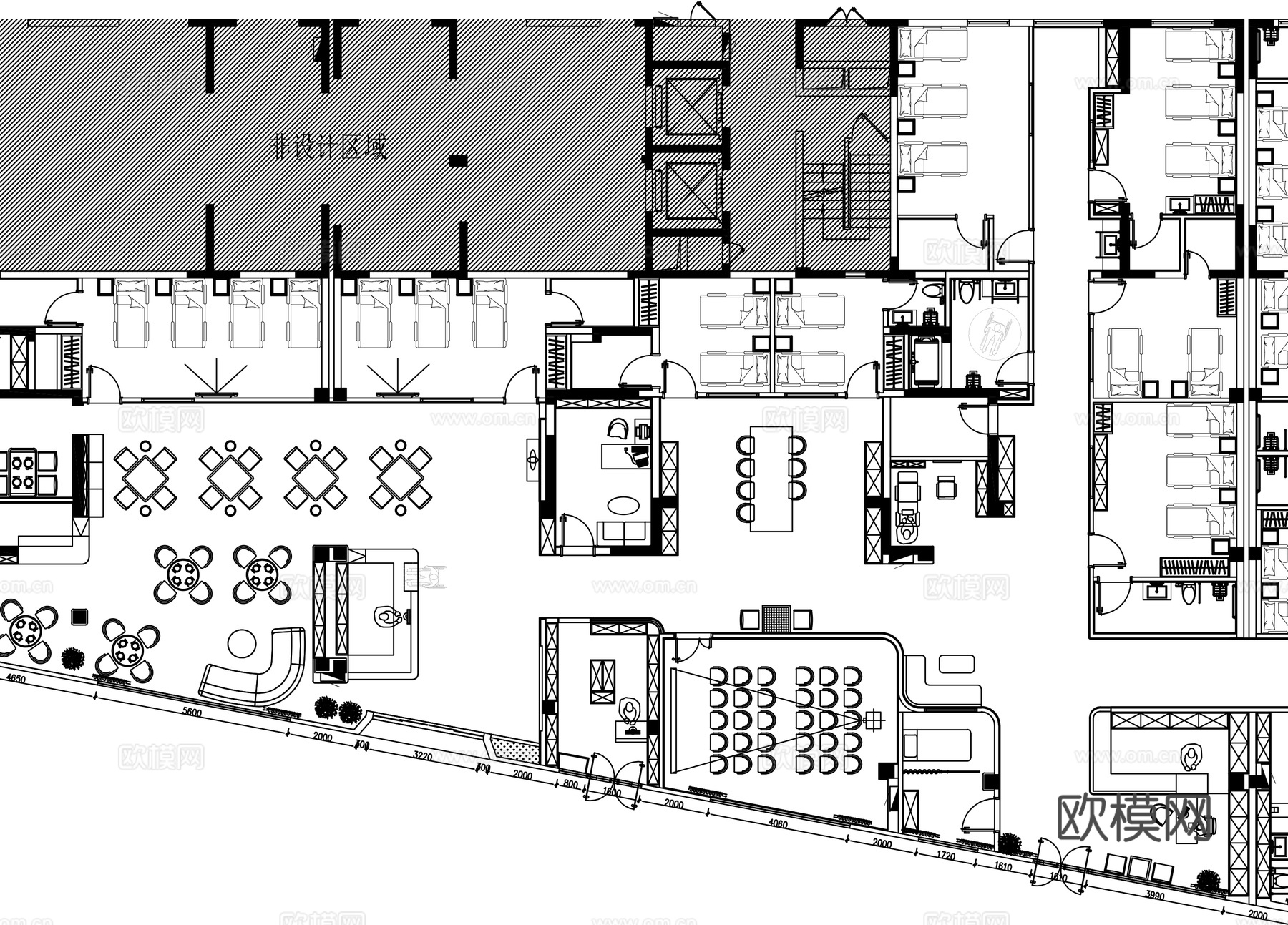 社区医院卫生院方案平面图cad施工图