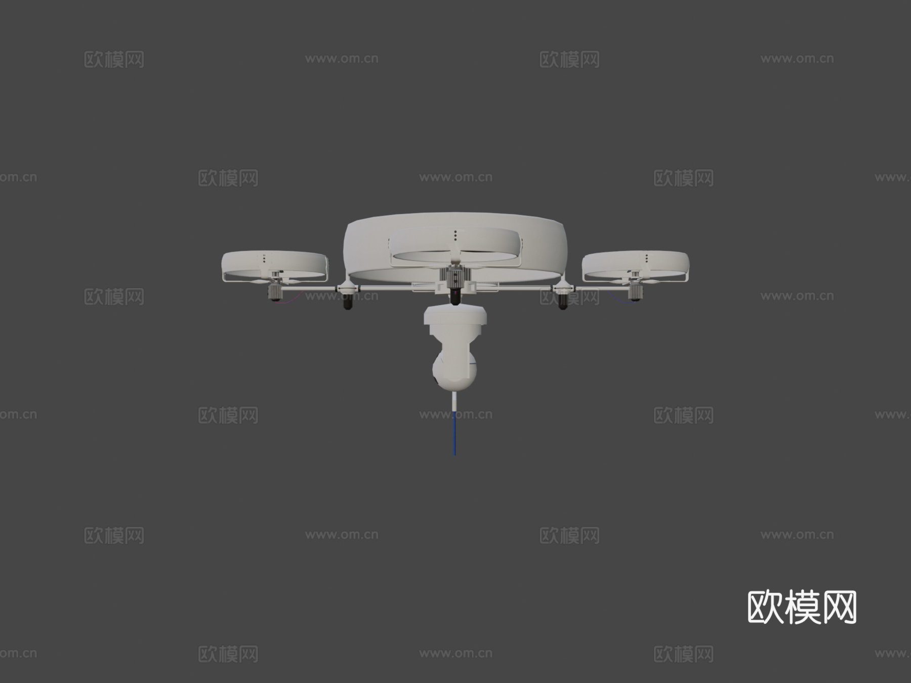 侦察间谍无人机su模型