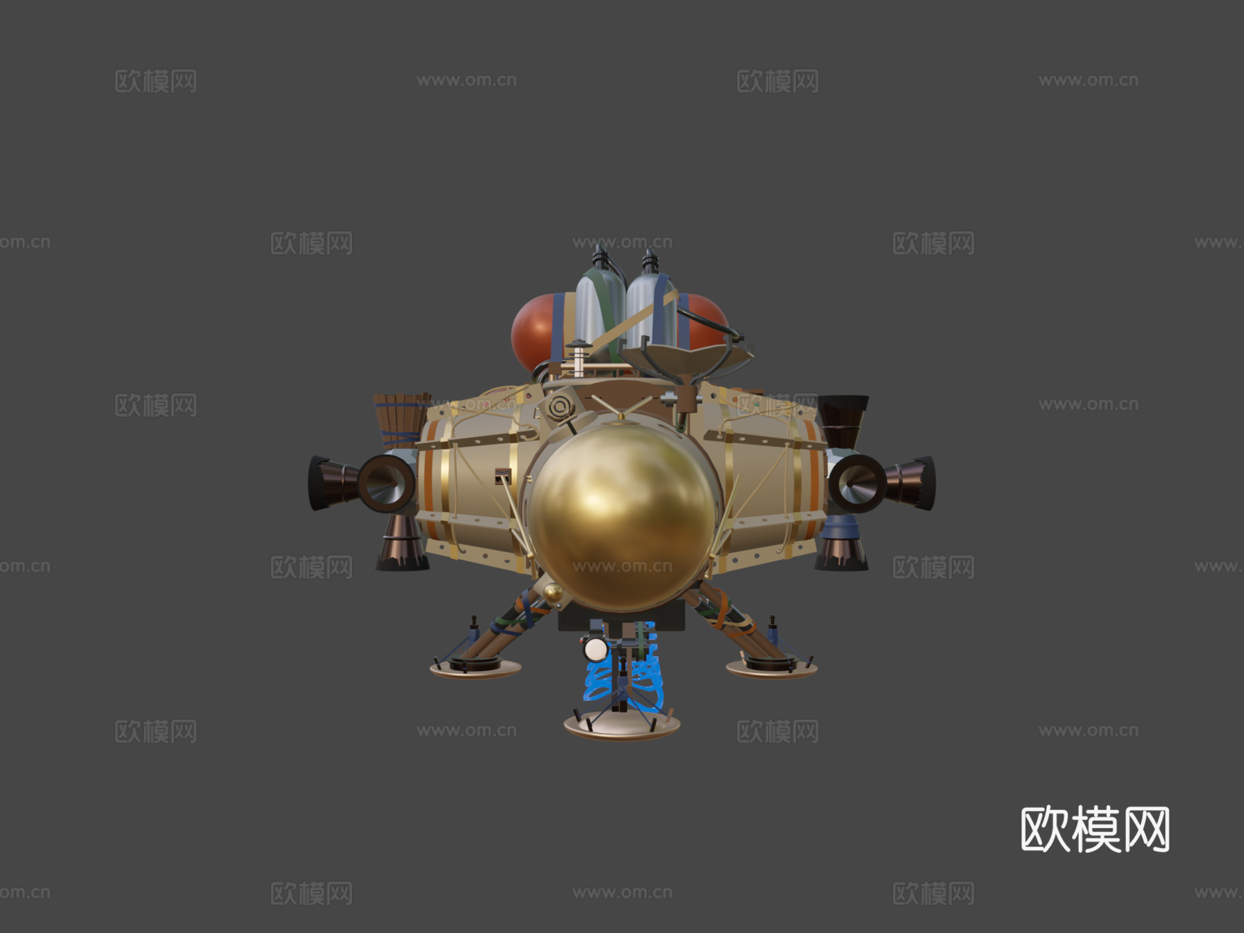 外层荒野  飞船su模型