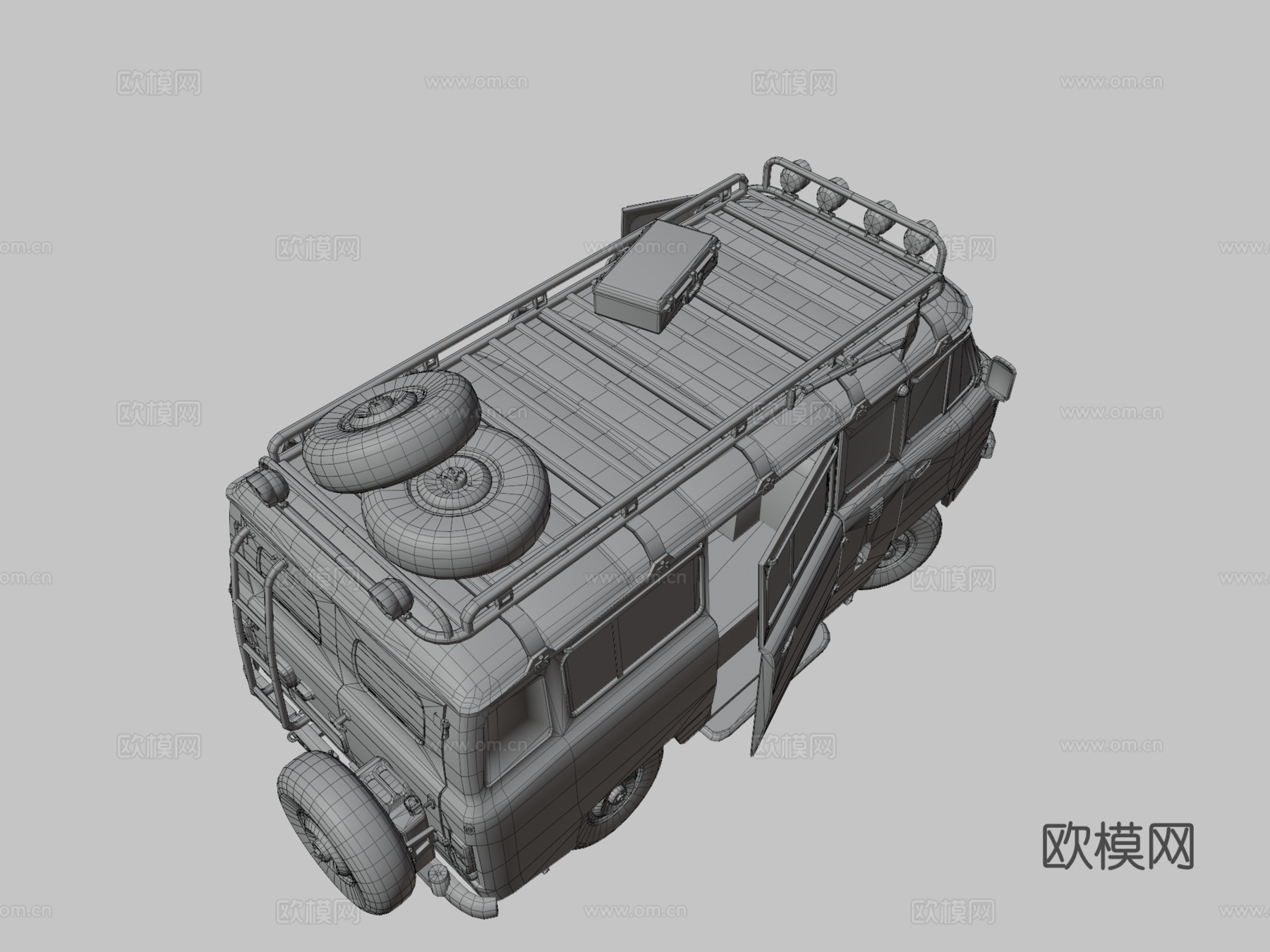 苏联车辆 乌阿斯 布汉卡su模型