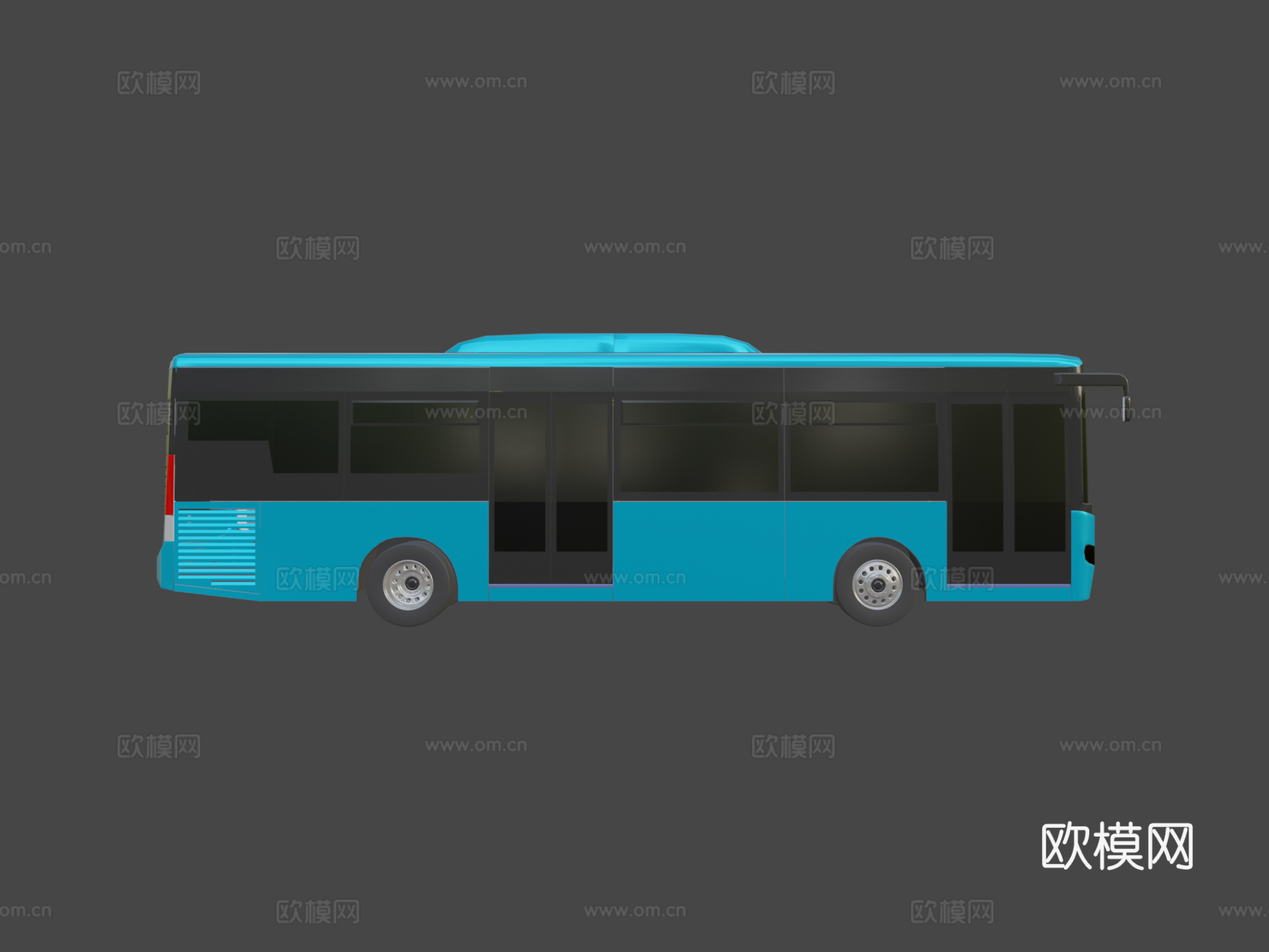 城市巴士su模型