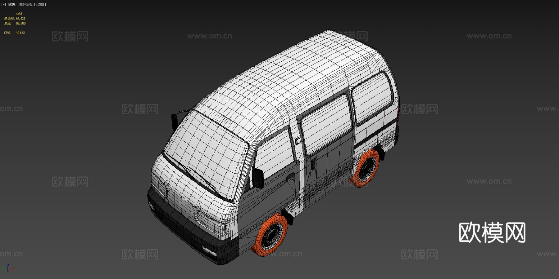 雪佛兰达马斯su模型