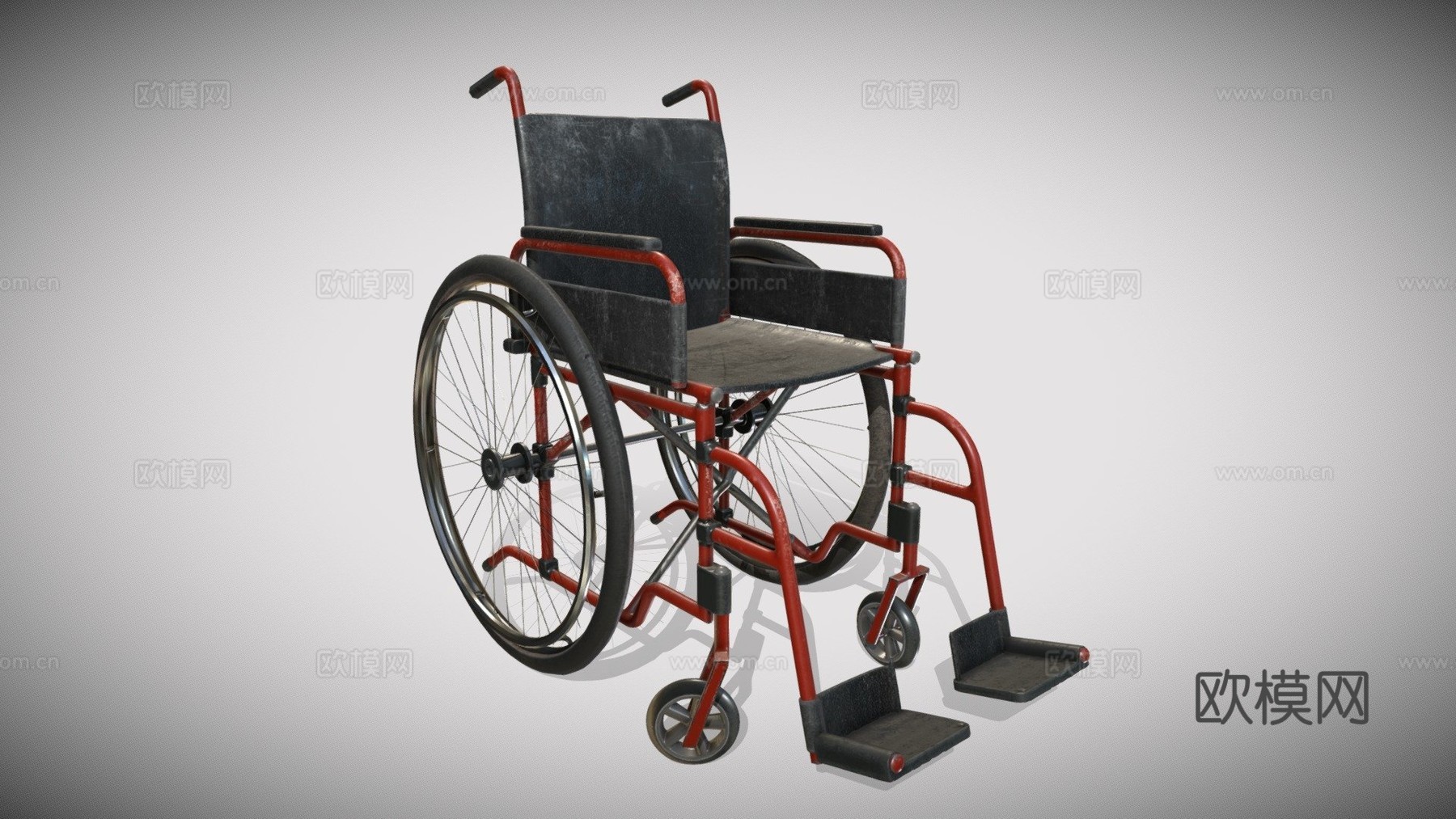 轮椅su模型