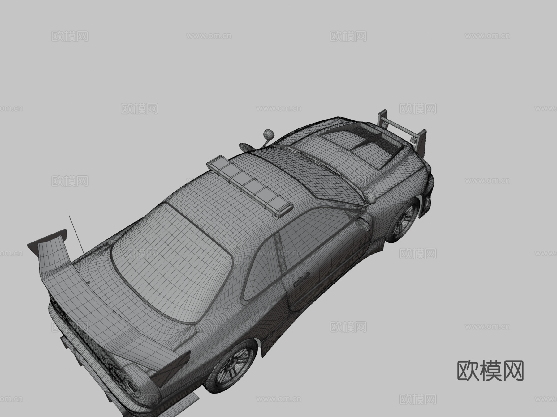 日本警车su模型