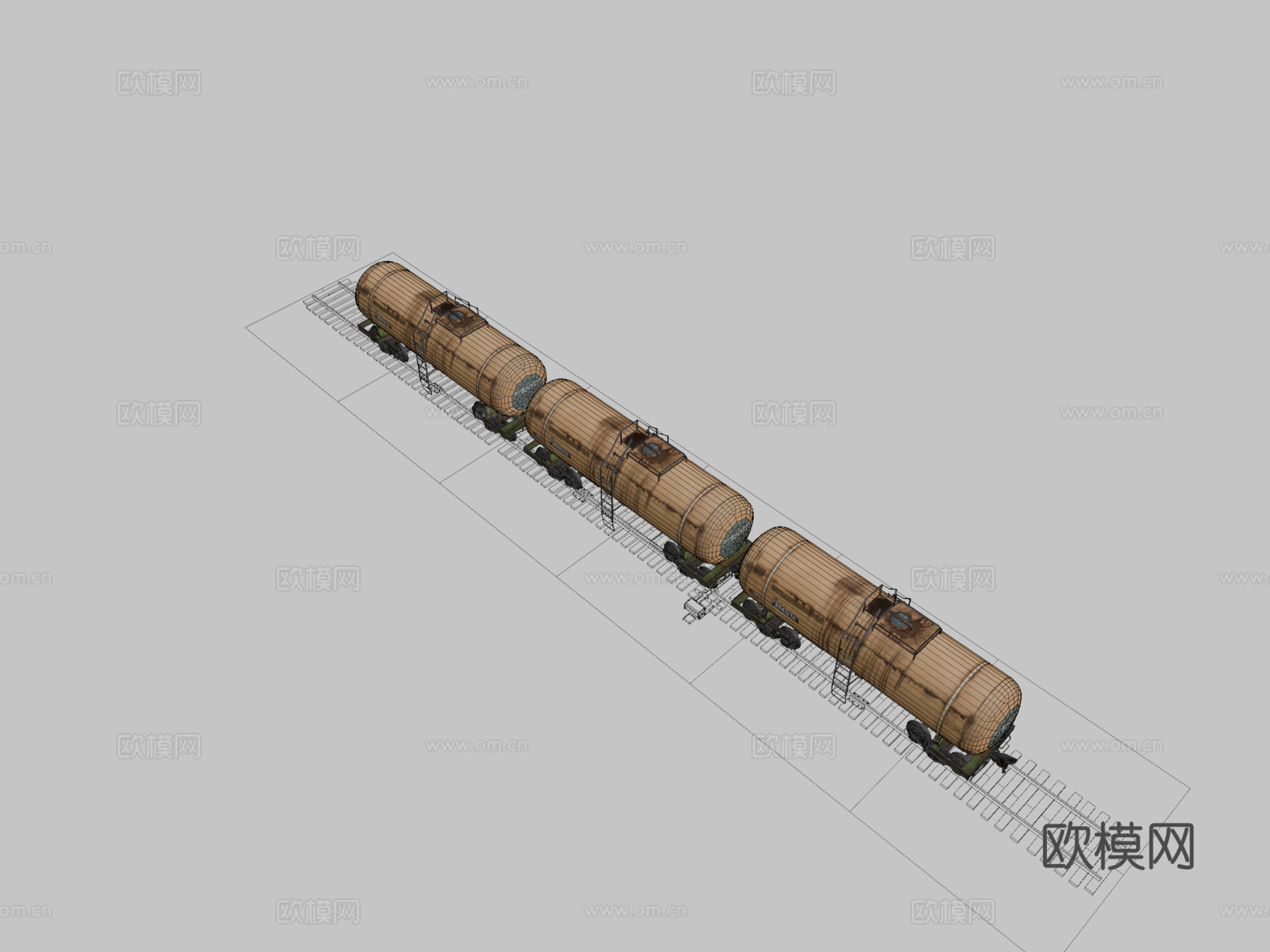 铁路油罐车 .1su模型