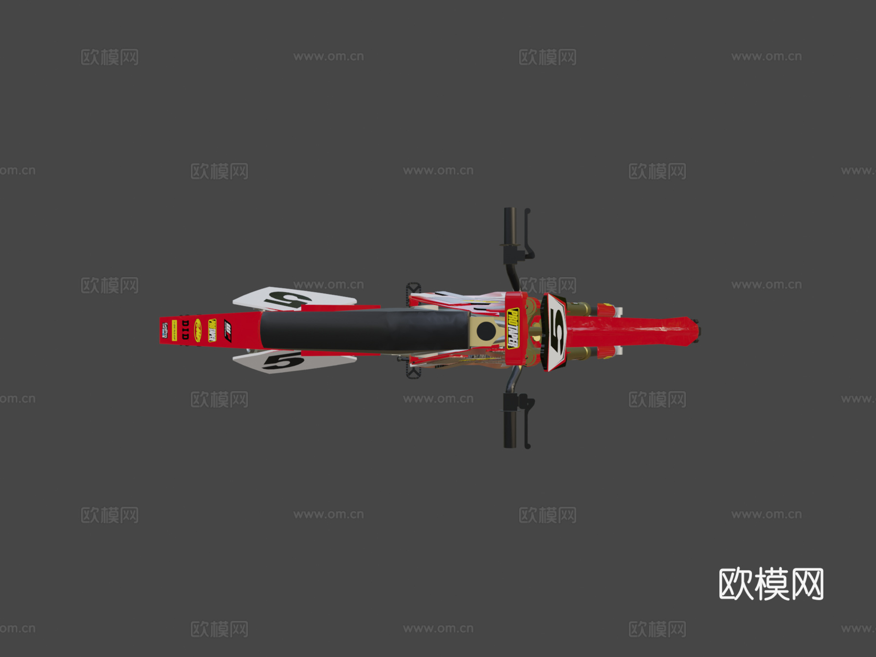 本田 CRF 250 四冲程越野摩托车su模型