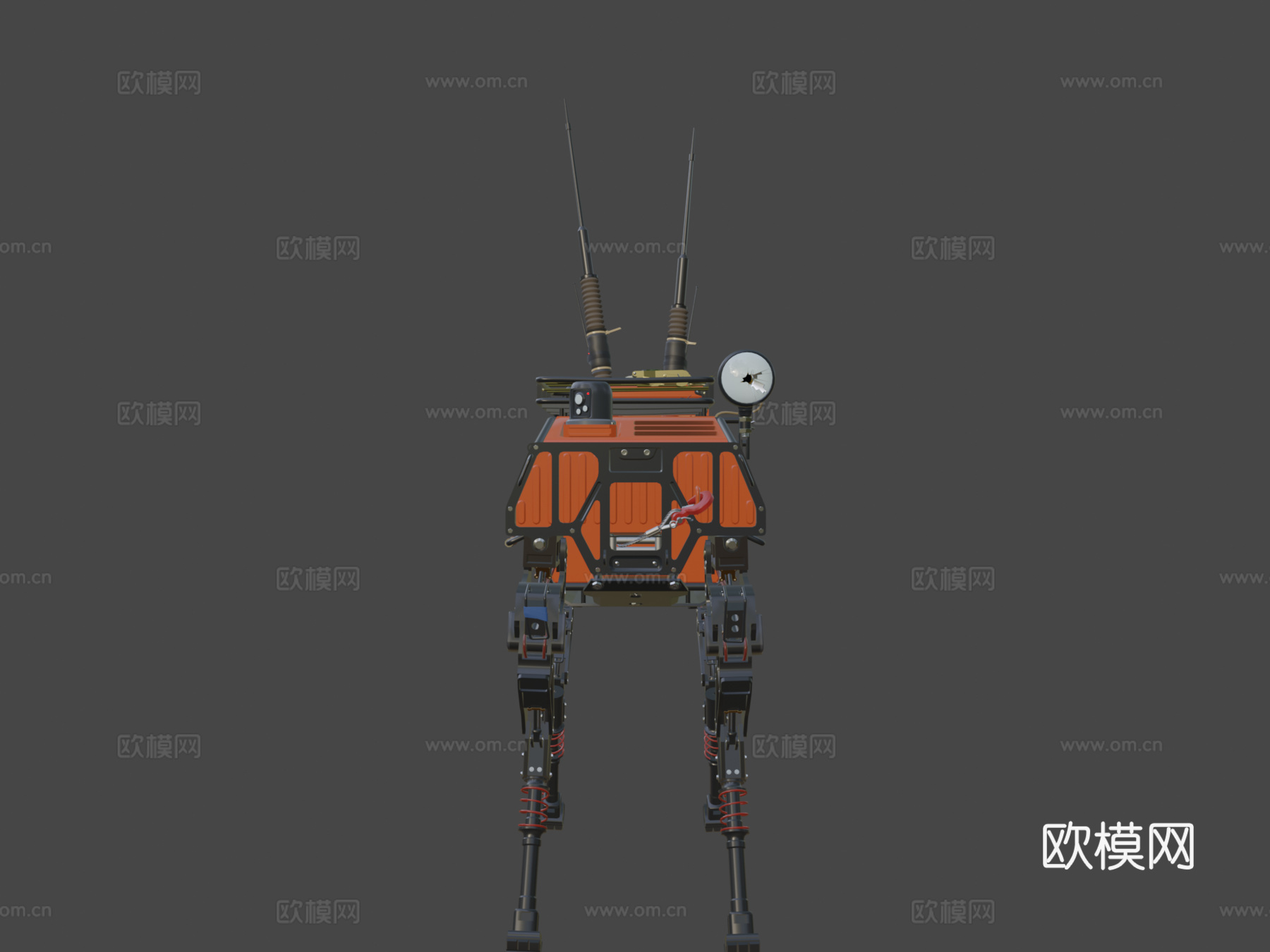 机器人伊热夫斯克机械 草案su模型