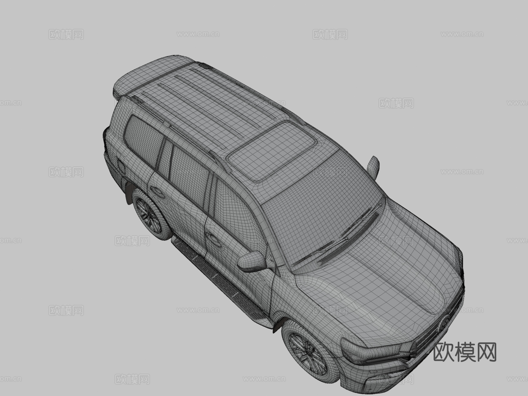 陆地巡洋舰 2016su模型