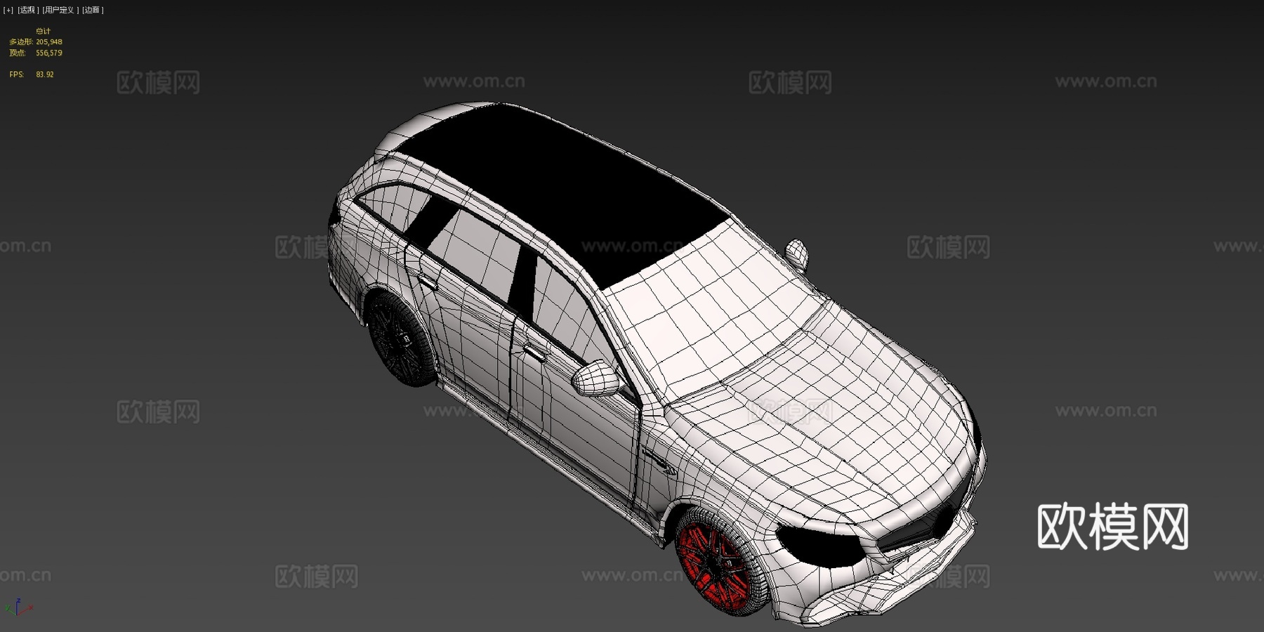 梅赛德斯奔驰 E63 AMG S 旅行车su模型