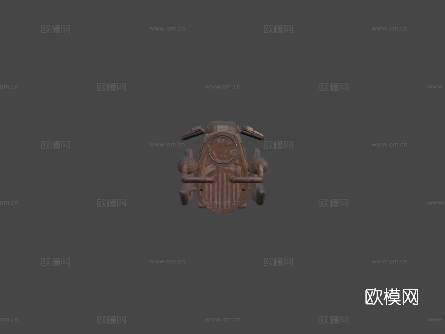 科幻悬浮自行车 04su模型