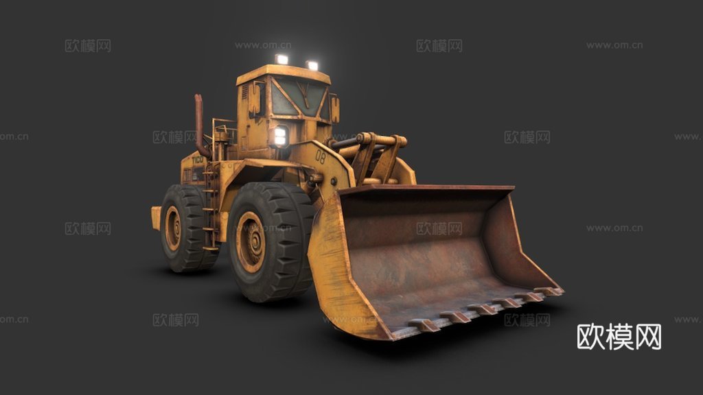 轮式装载机su模型