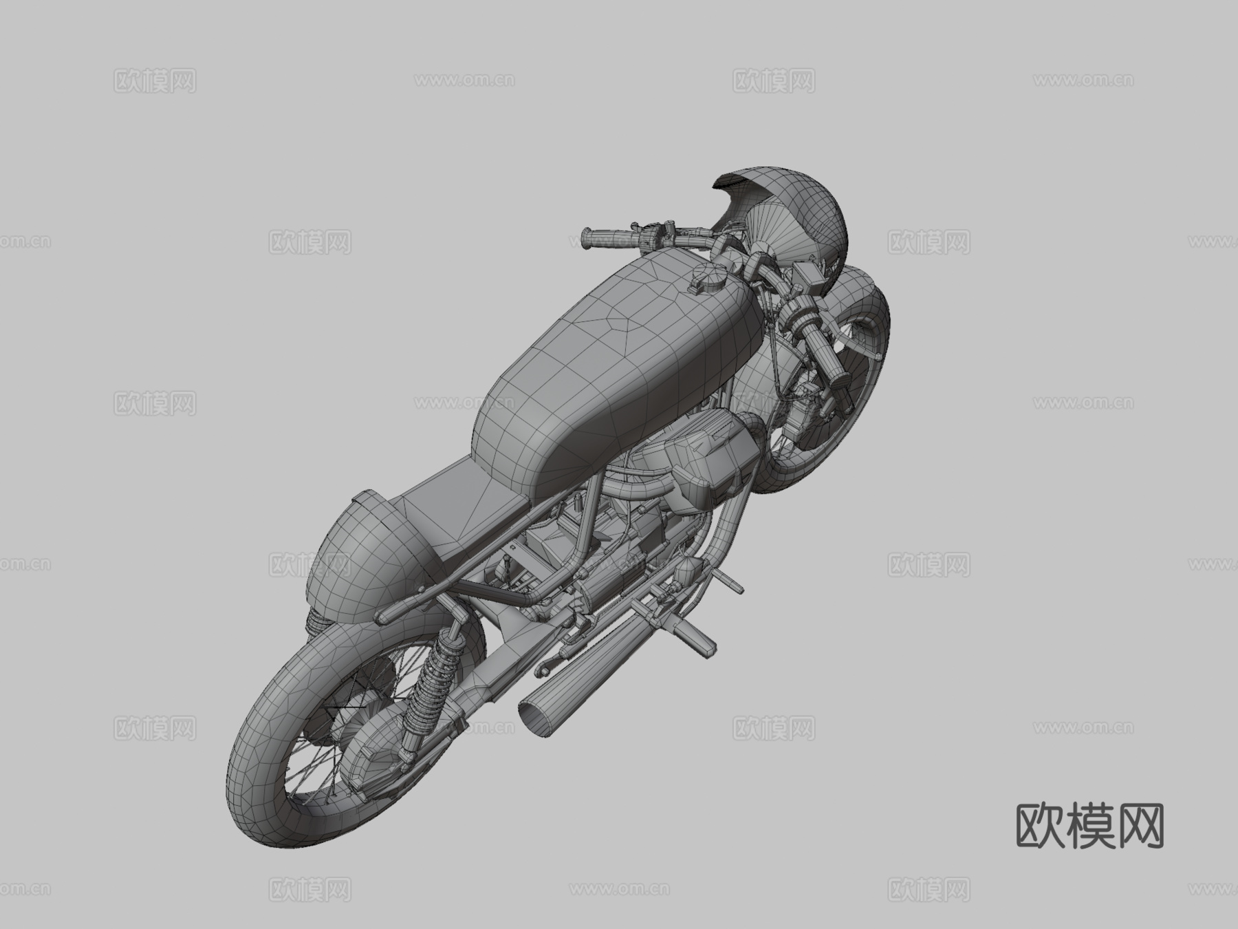 摩托古兹 V型双缸su模型