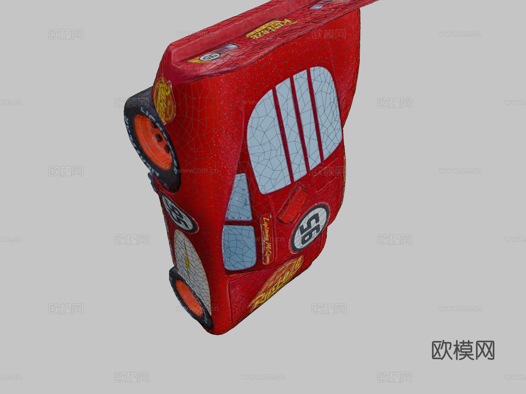 麦昆玩具车 扫描su模型