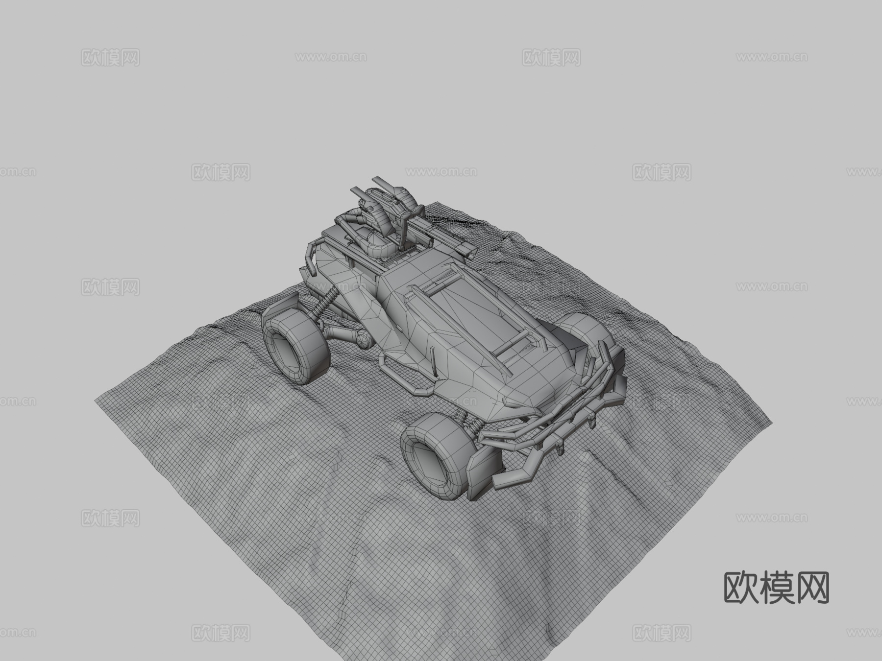 百夫长车辆  炮塔su模型