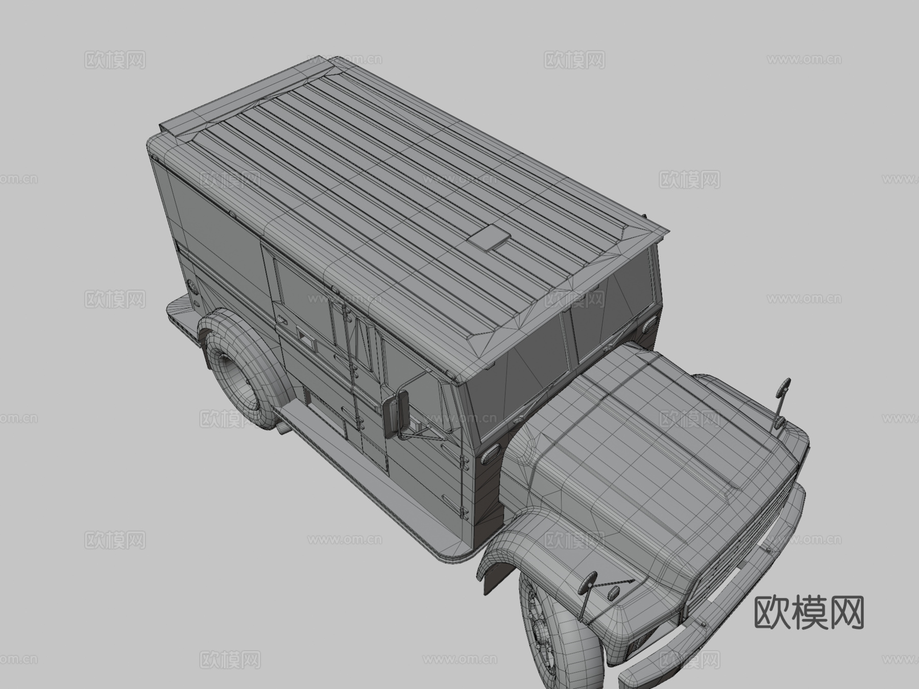 通用美国装甲卡车su模型
