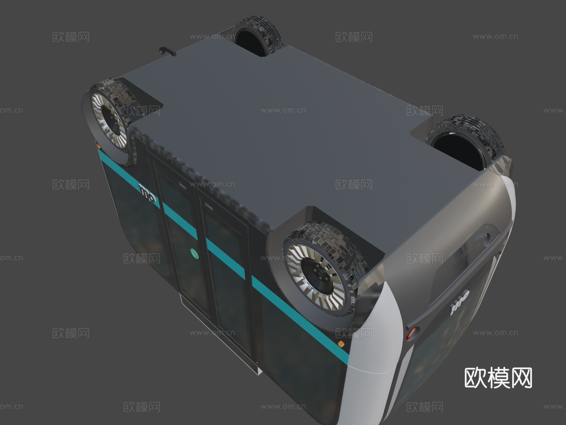 无人驾驶巴士本地汽车奥利su模型