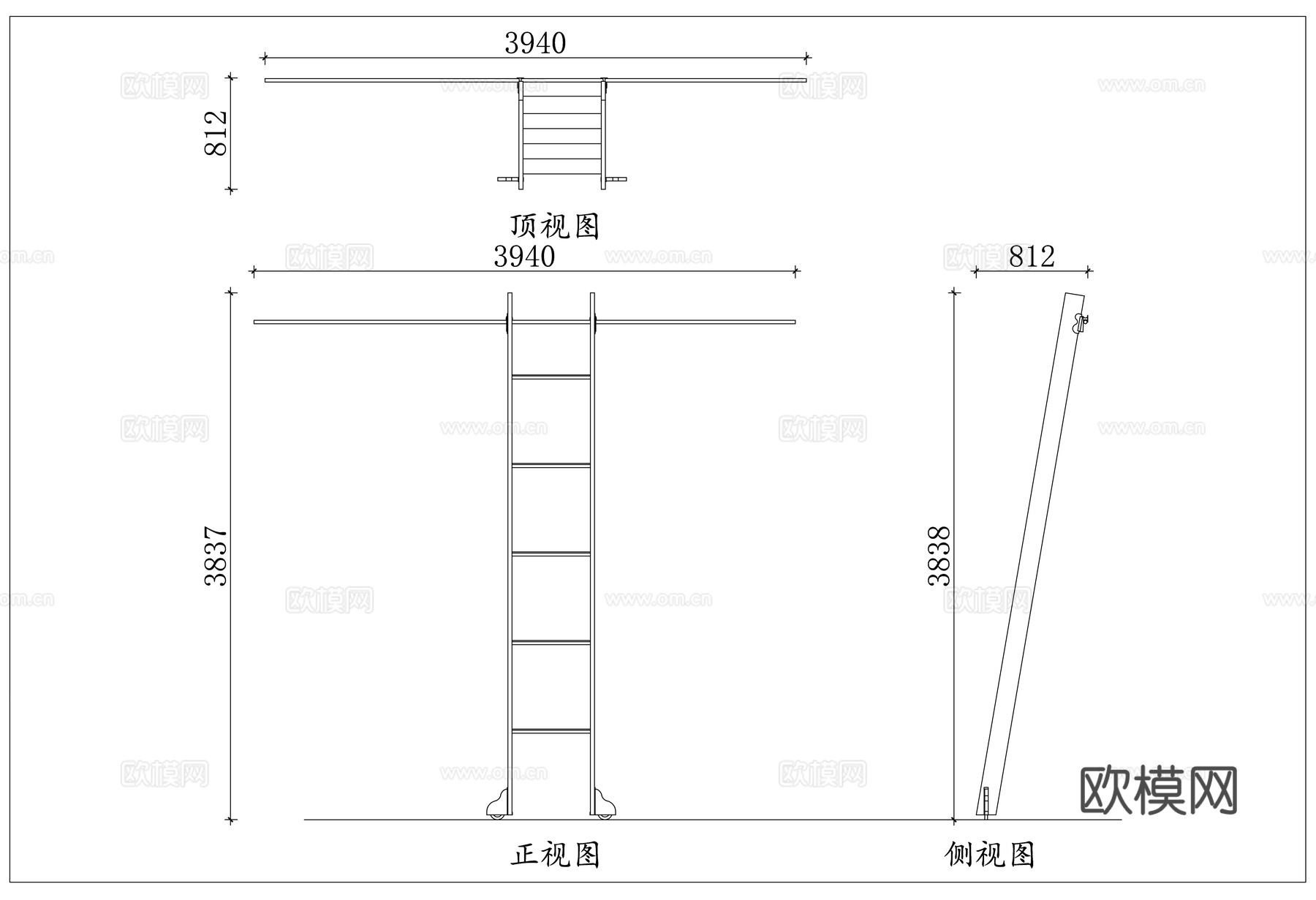 自动扶梯 人行扶梯 电动扶梯 公共滚梯 楼层扶梯cad施工图