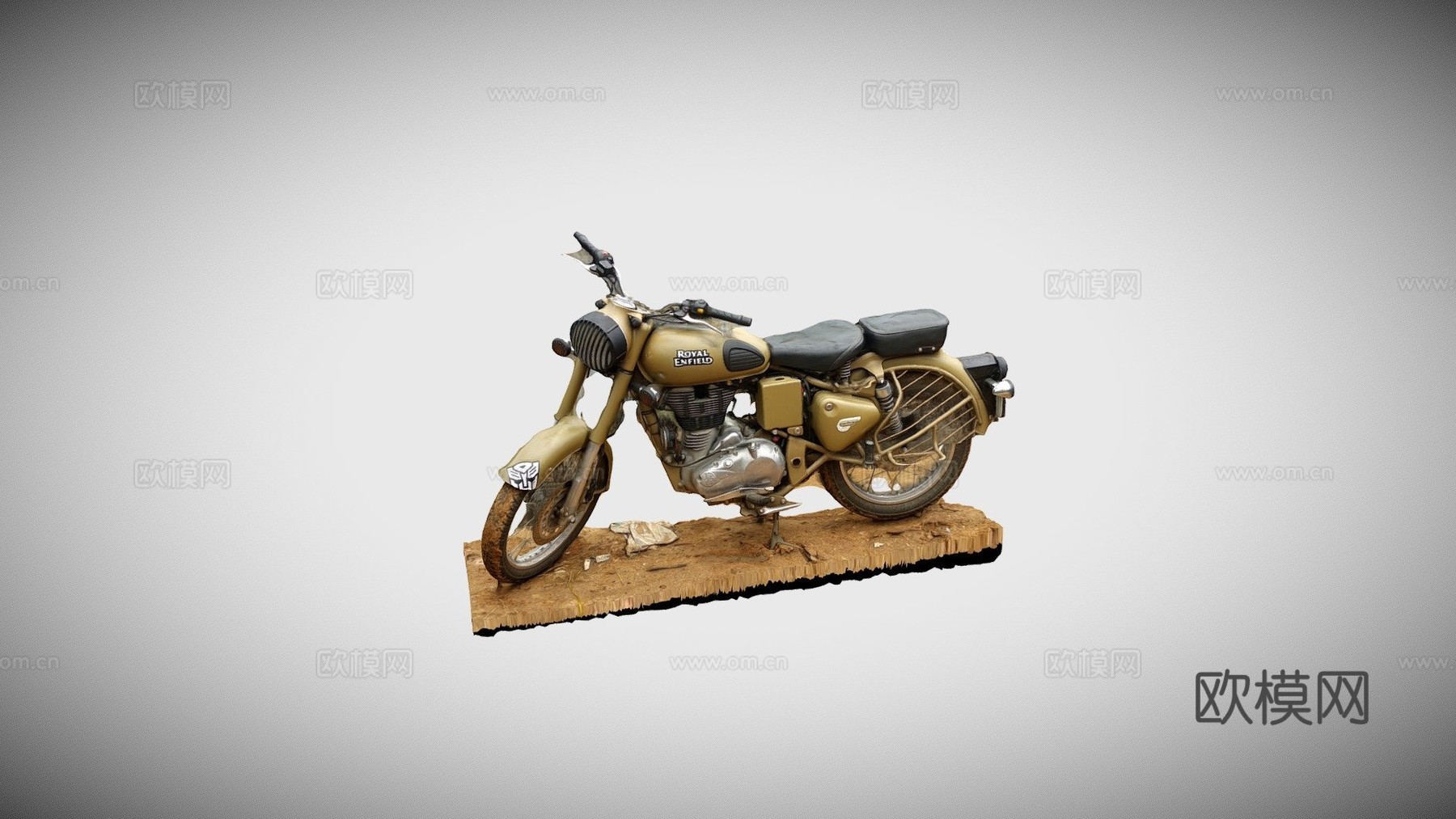 摩托车  皇家恩菲尔德su模型