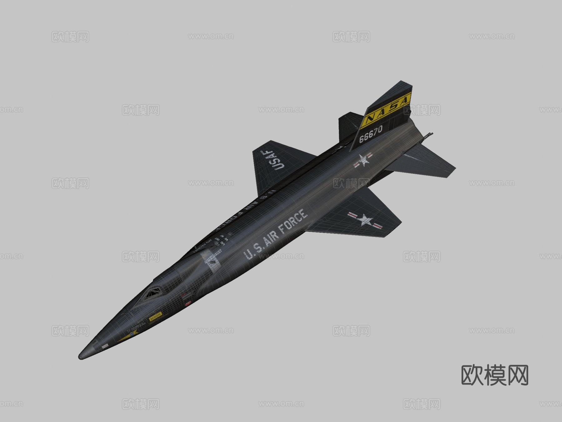 北美 X15 飞机su模型