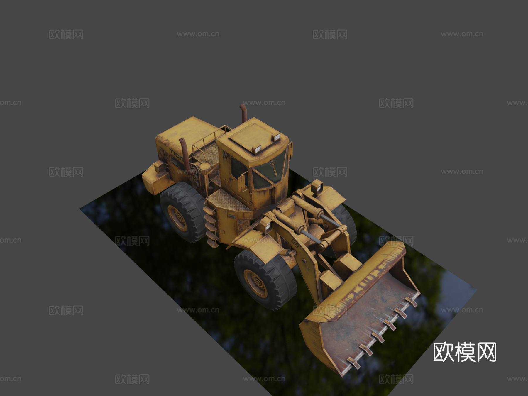 轮式装载机su模型