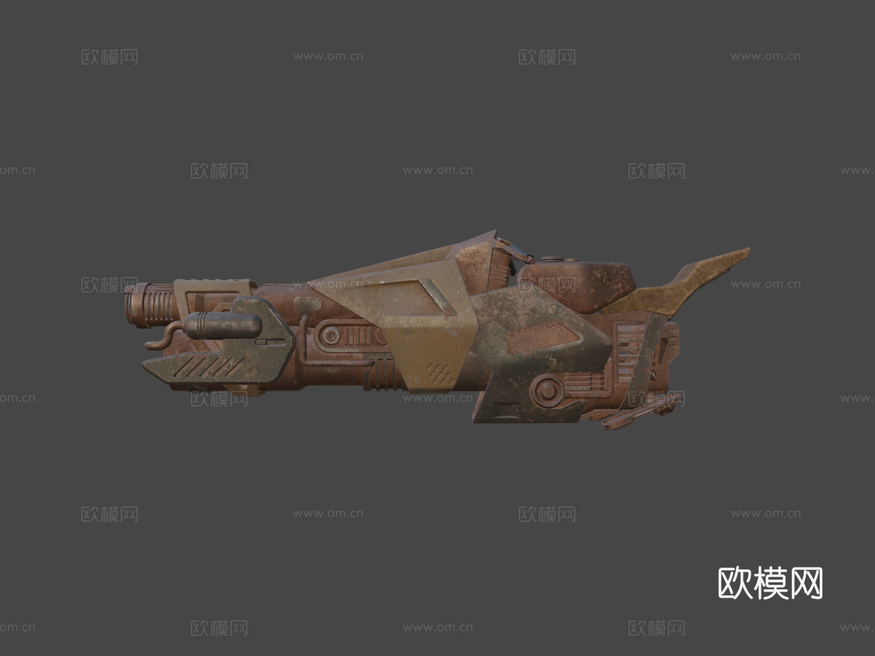 科幻悬浮自行车 04su模型