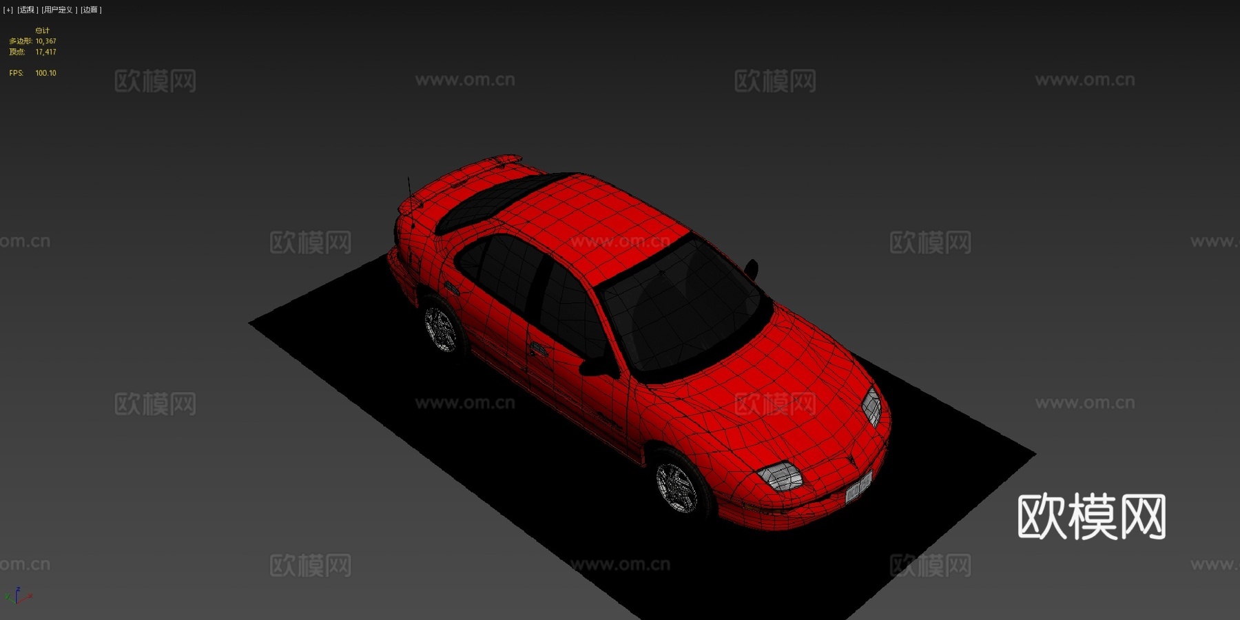 -1999庞蒂亚克太阳火su模型