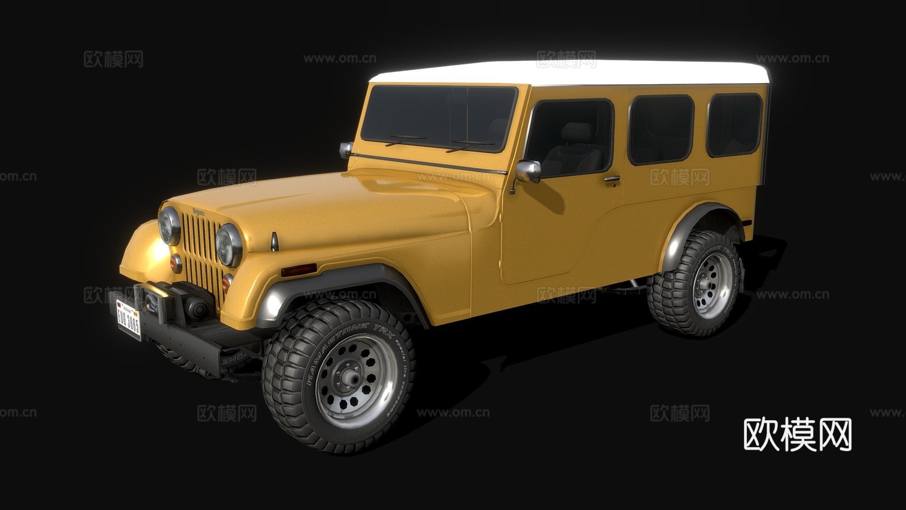 尤金MK6'65-低多边形模型su模型