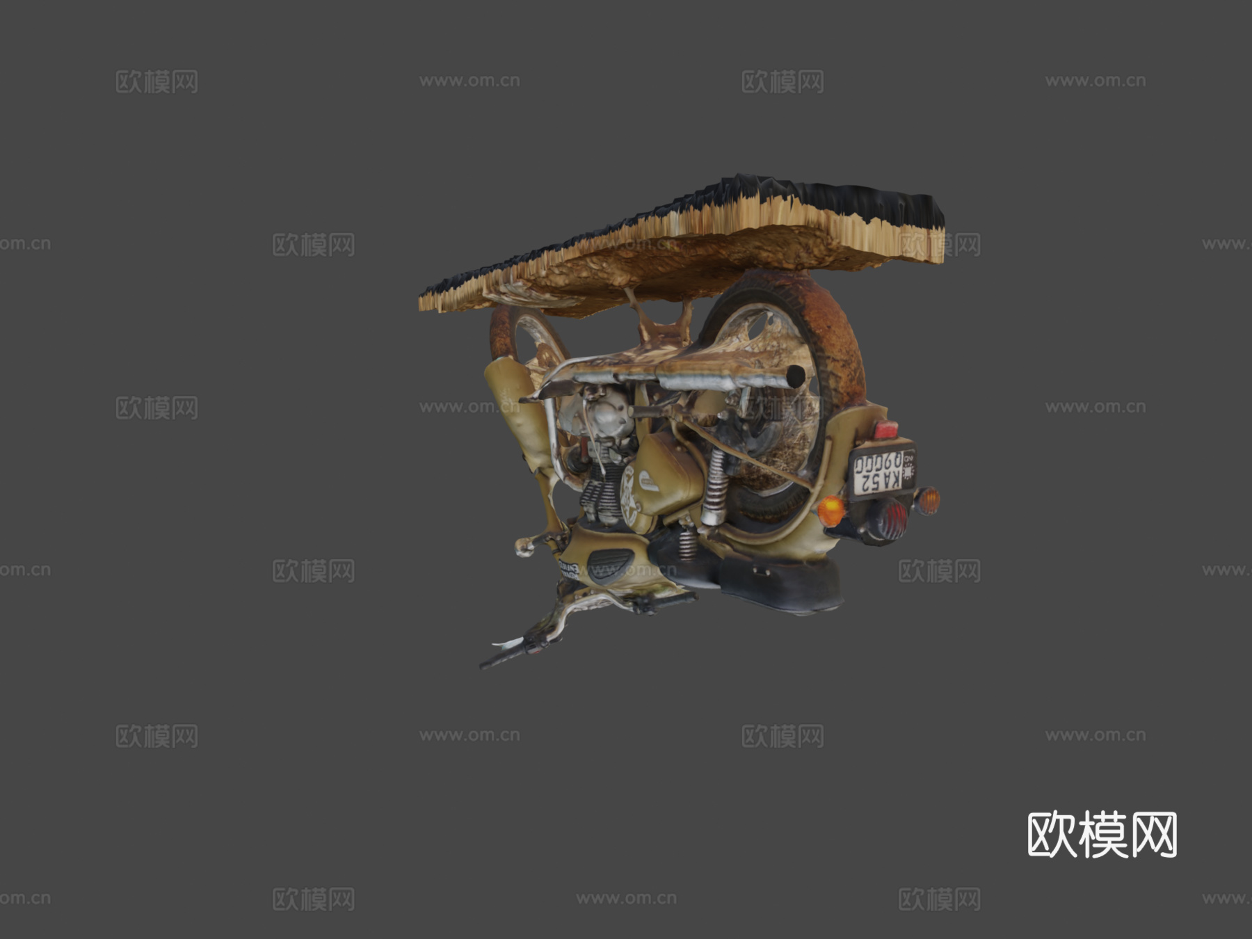 摩托车  皇家恩菲尔德su模型