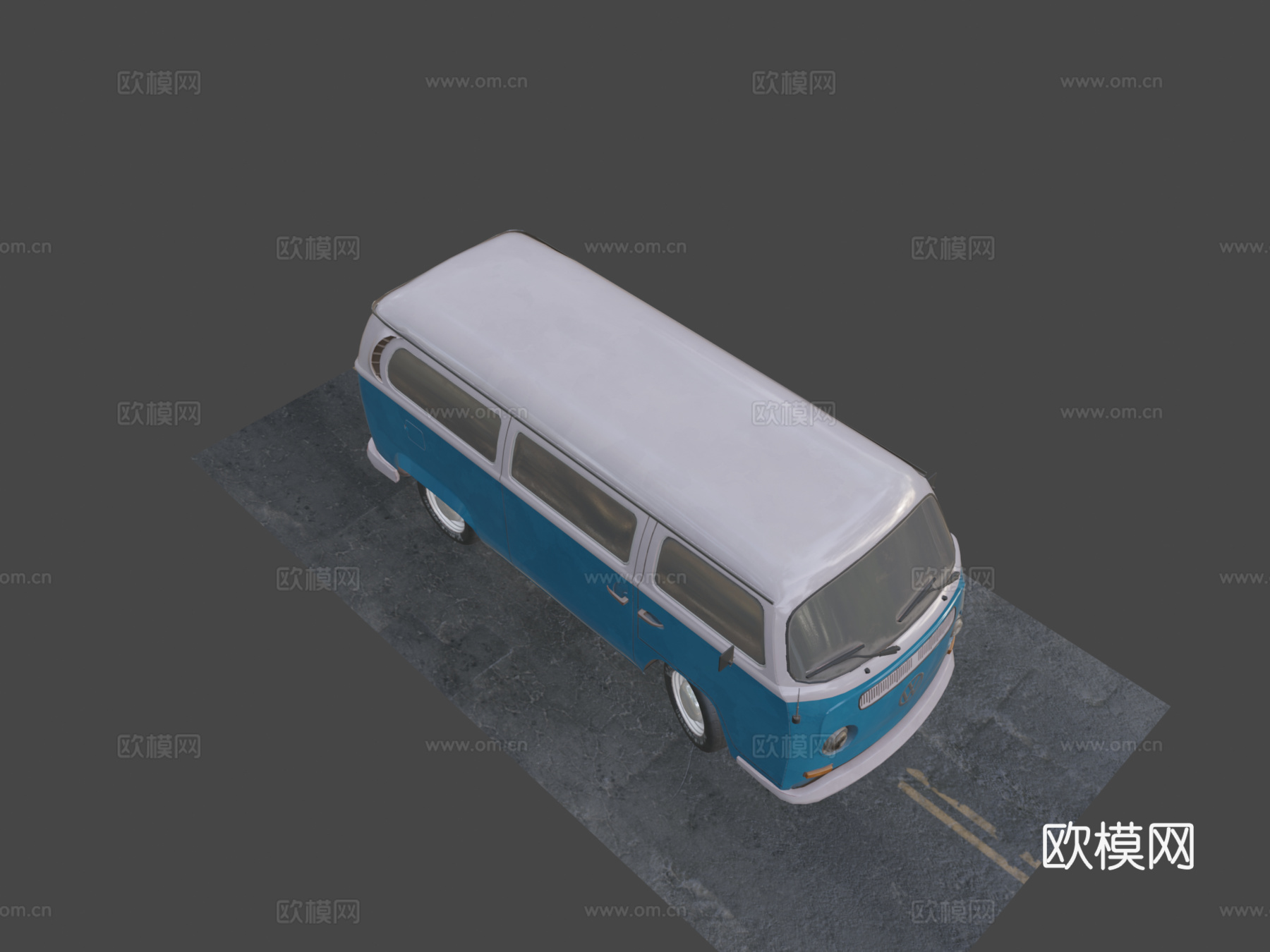 大众巴士 1971su模型