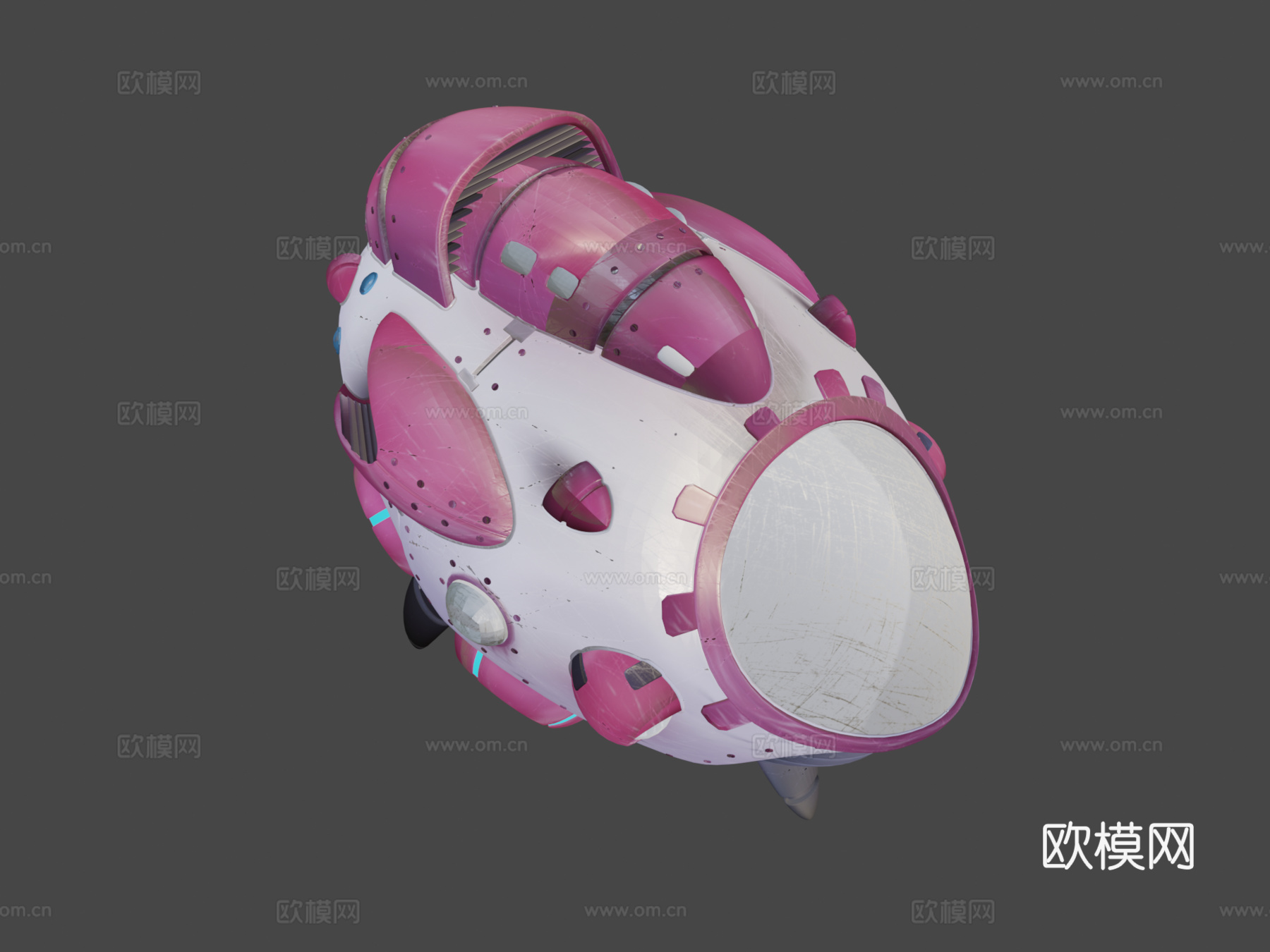 跳过腿部训练日-宇宙飞船su模型