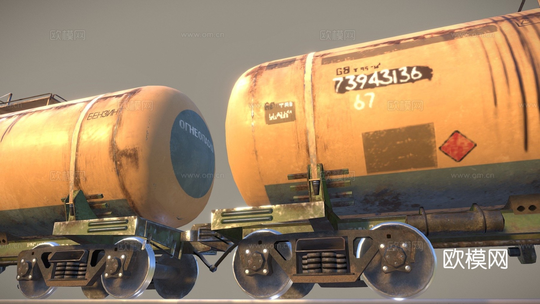 铁路油罐车 .1su模型