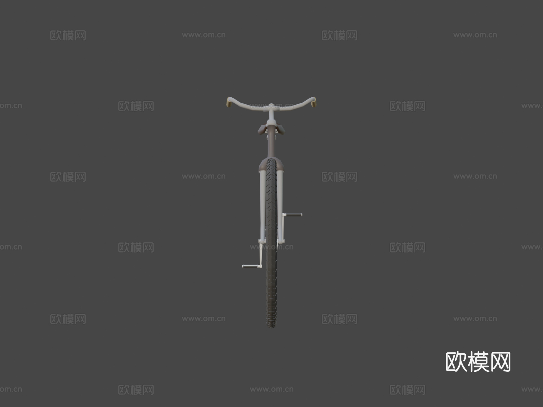 旧自行车su模型