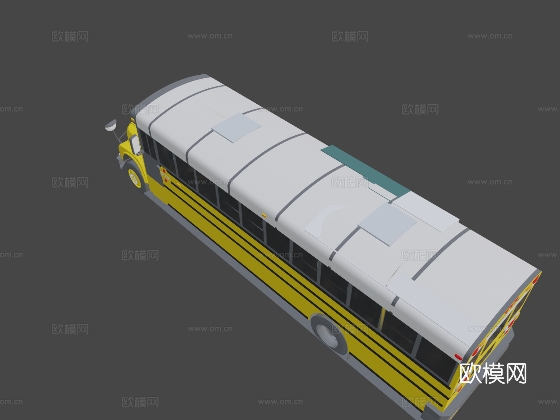 校车改装su模型