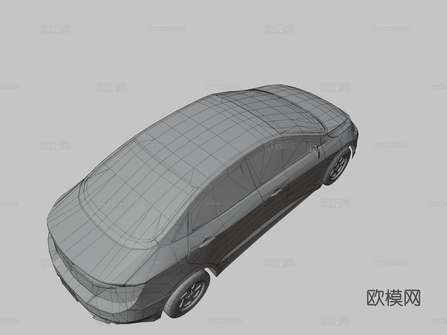 桐 10  低多边形su模型