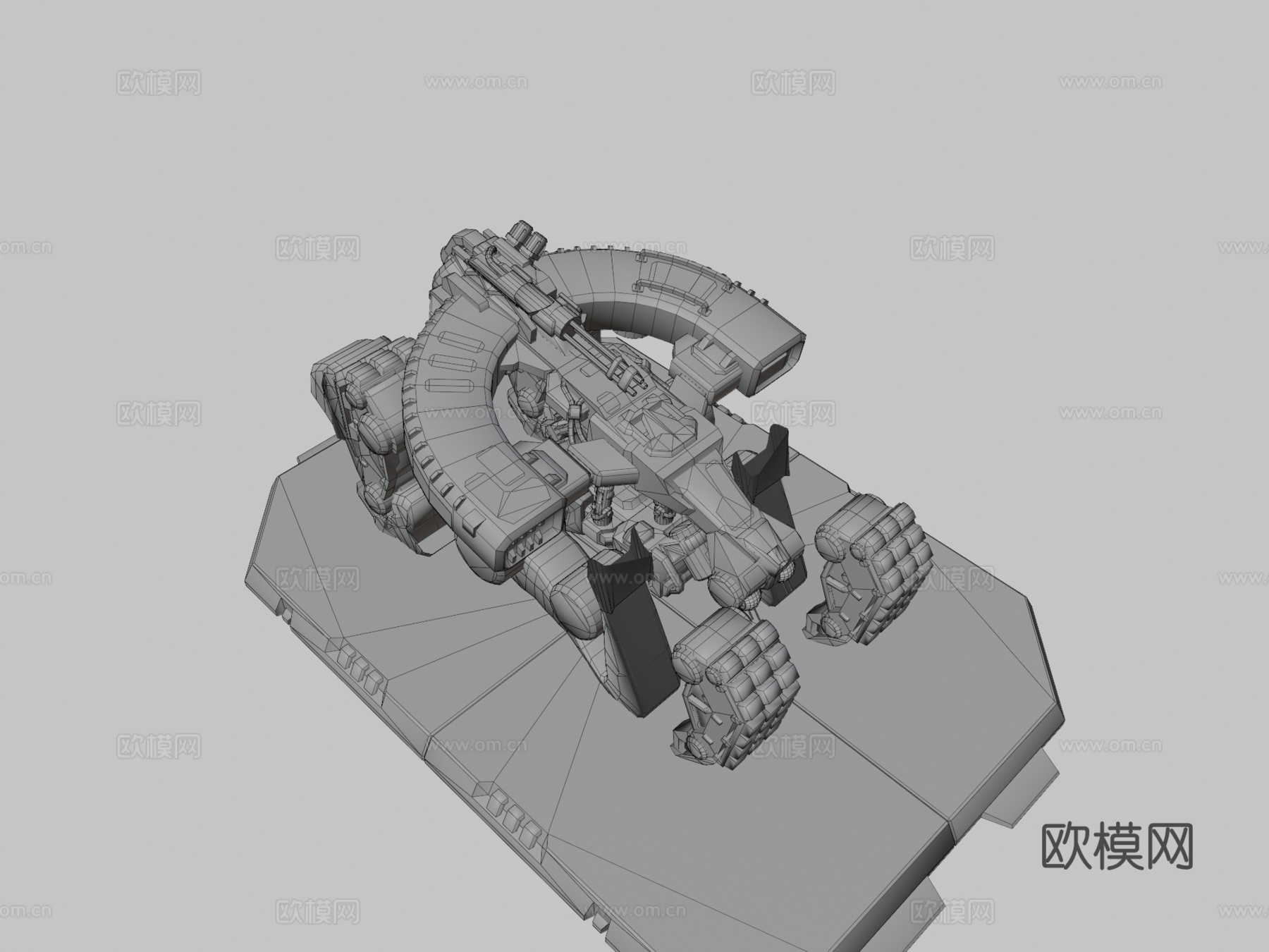 科幻机甲su模型