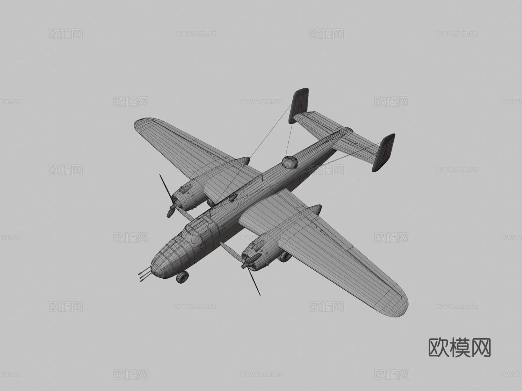 北美B25米切尔su模型