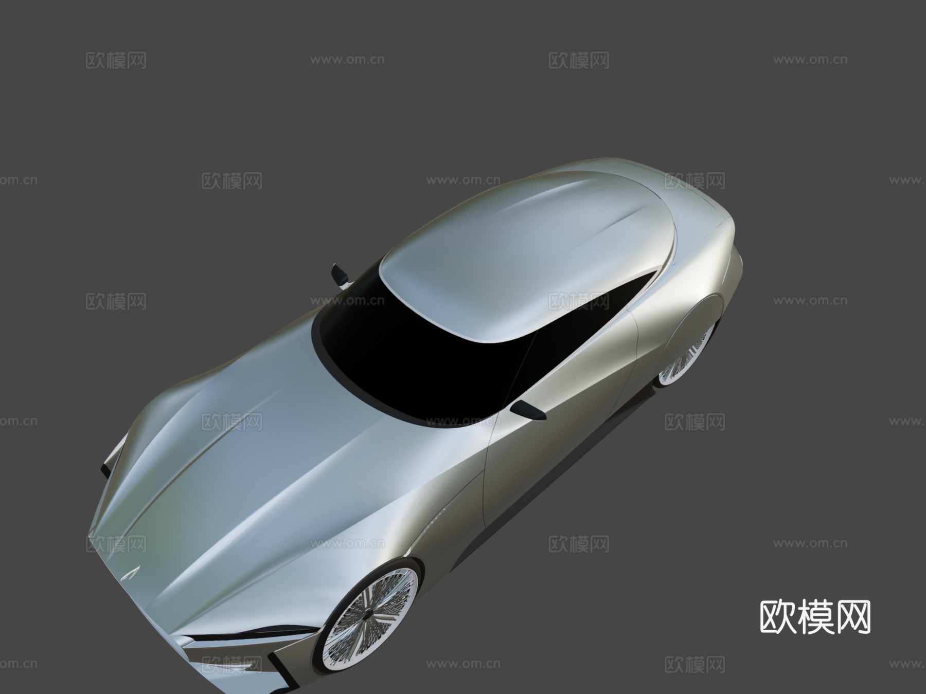 捷豹E豪华概念车su模型