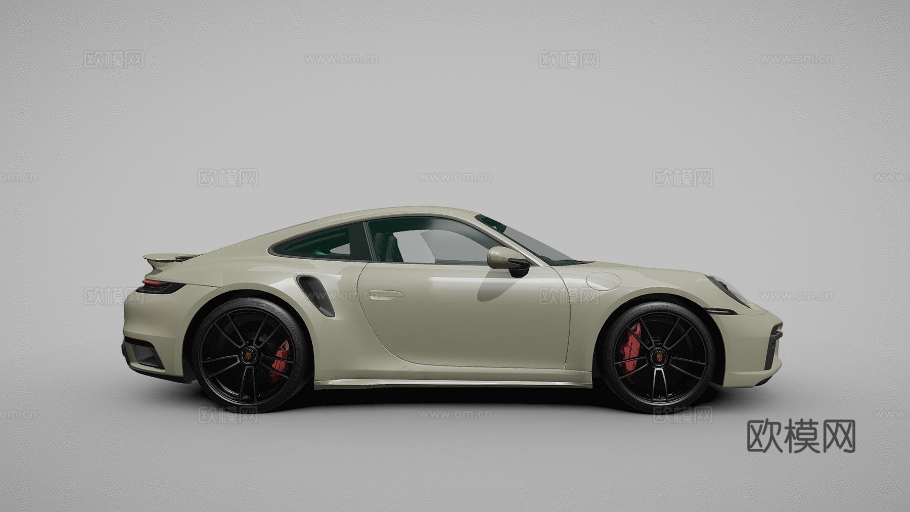 保时捷 911 带内饰su模型