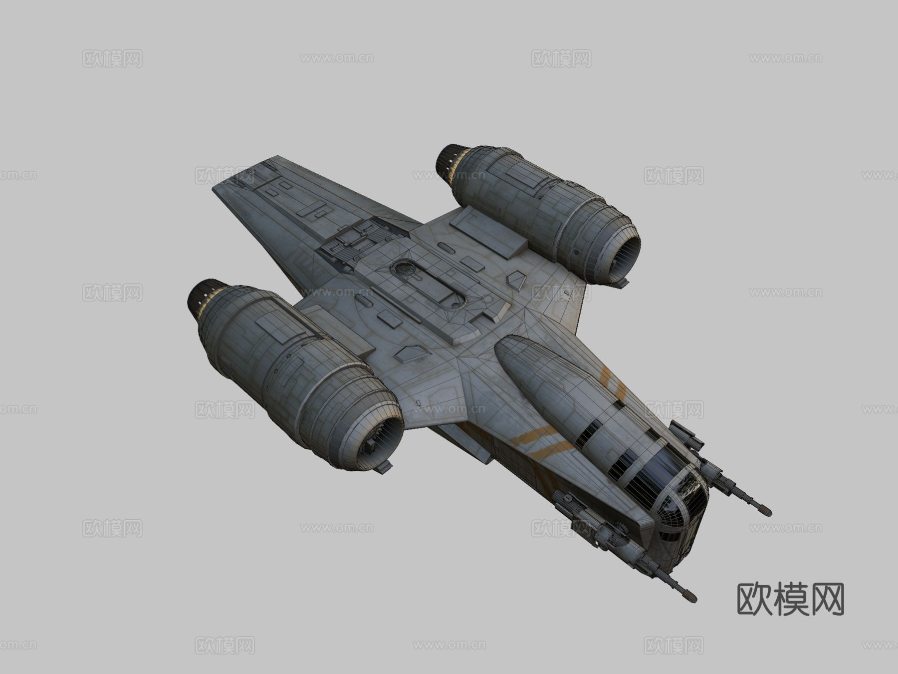 剃刀冠  星球大战su模型