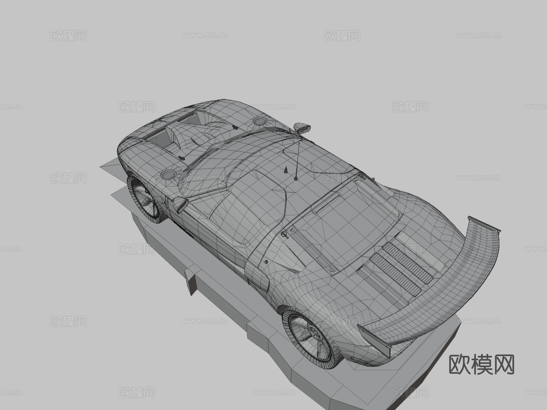福特GT LM规格II测试车凯文ケビンsu模型