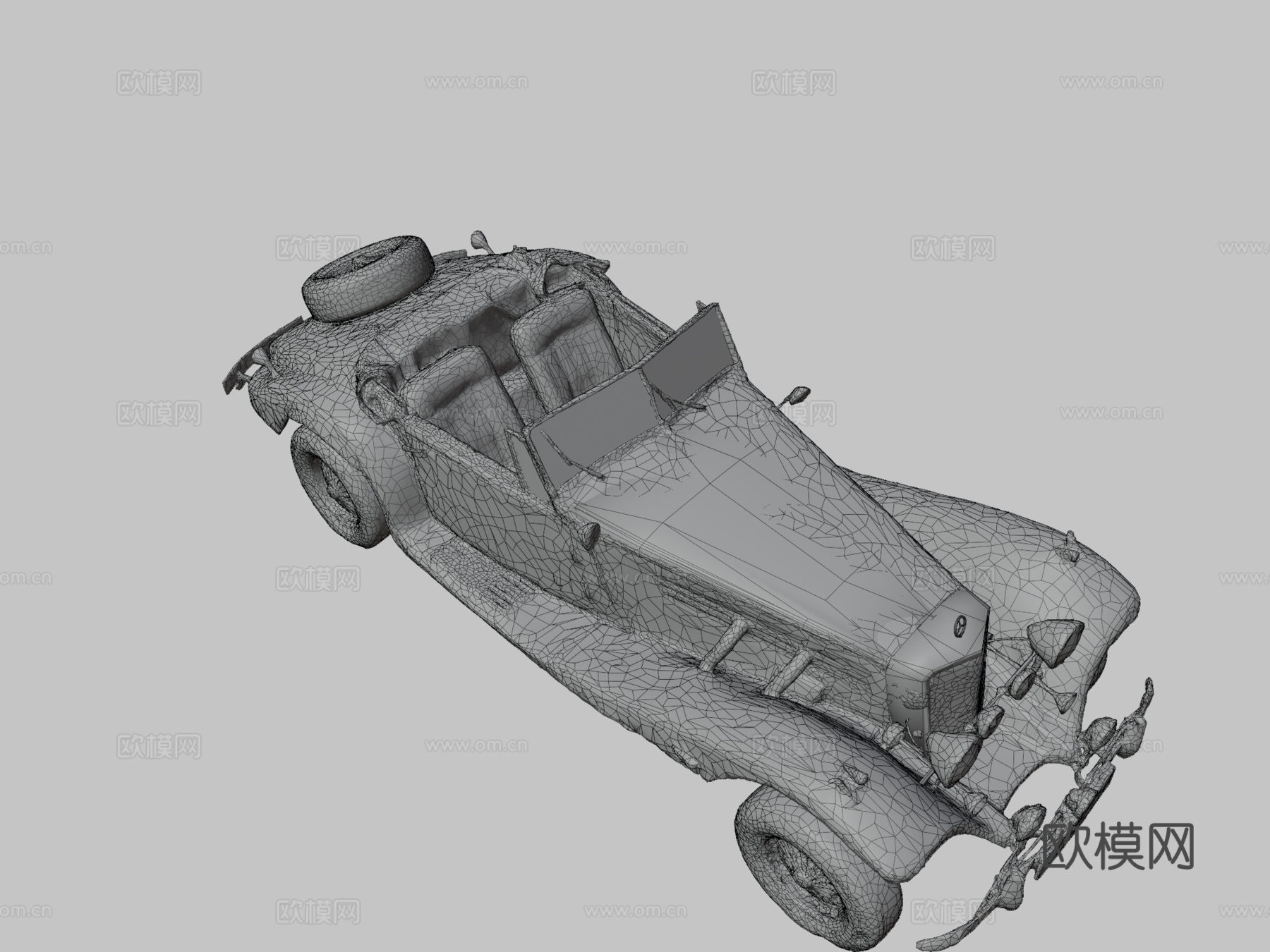 梅赛德斯-奔驰500K玛琳(1936)su模型