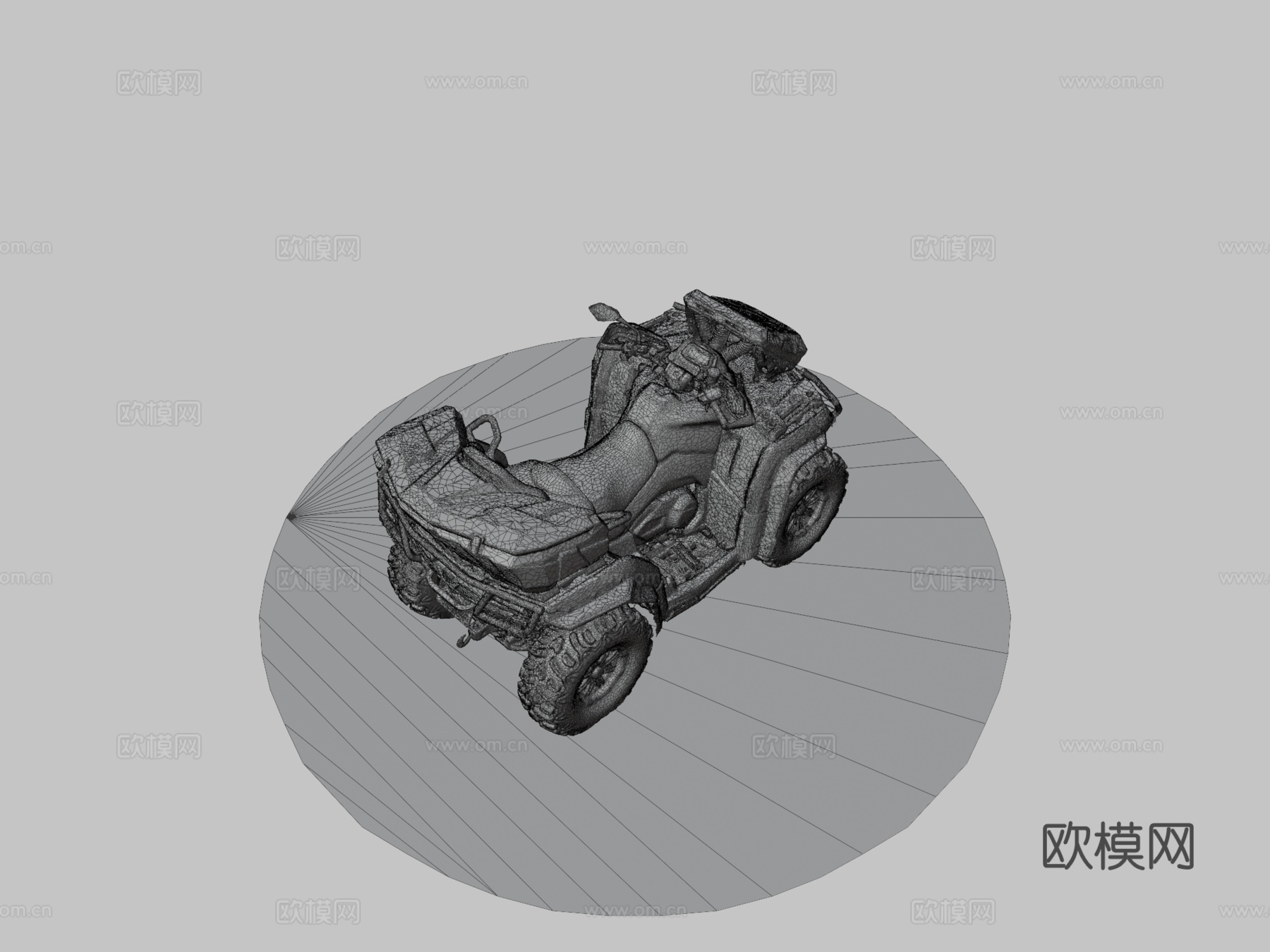 CF Moto X10 全地形车 四轮摩托车su模型