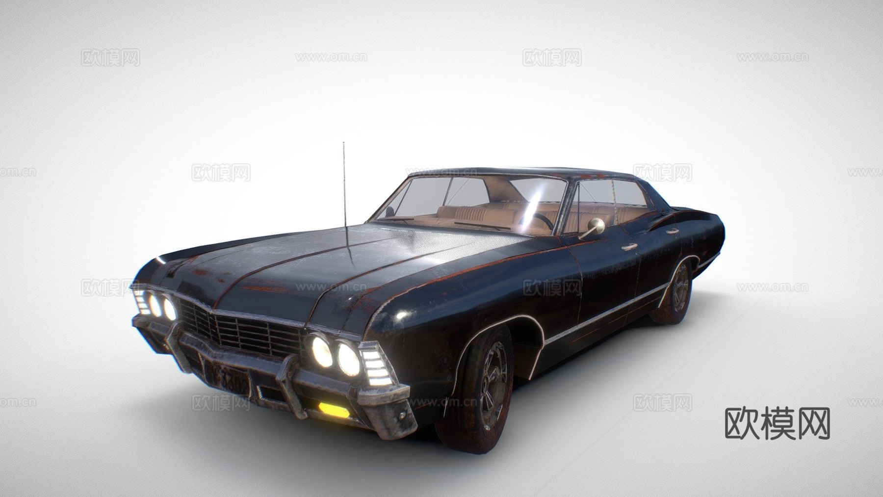 雪佛兰黑斑羚1967-超自然su模型