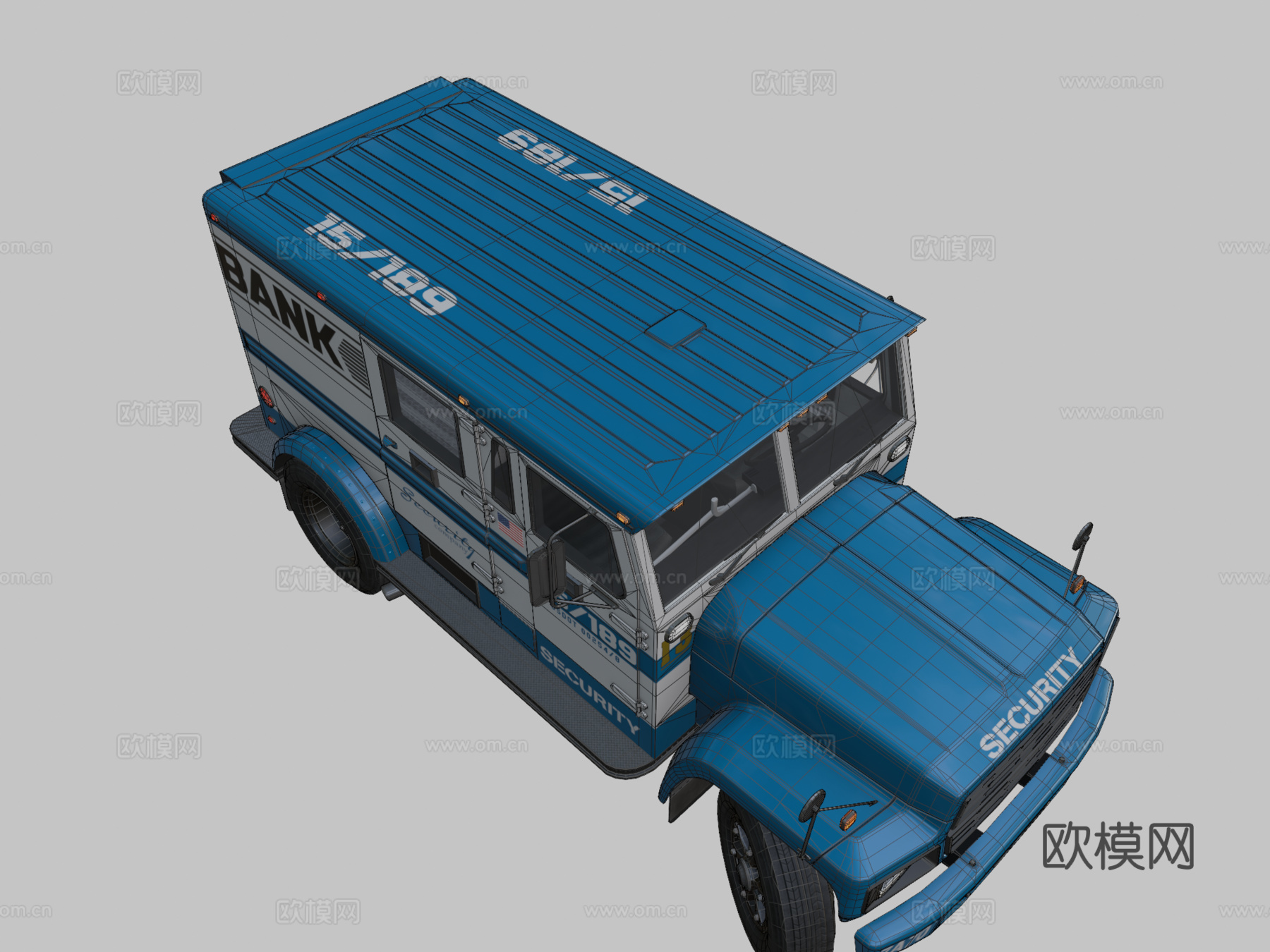 通用美国装甲卡车su模型