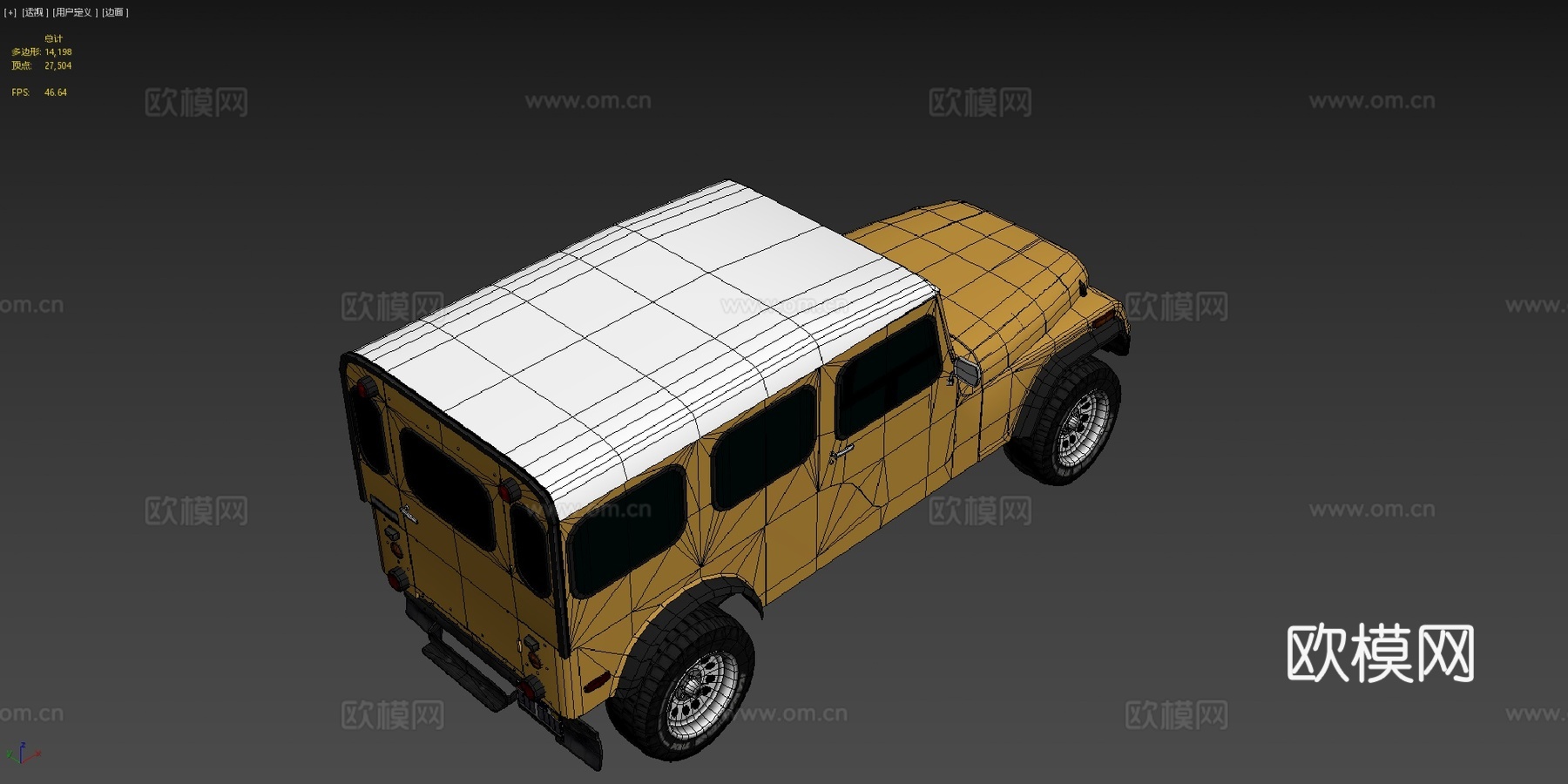 尤金MK6'65-低多边形模型su模型